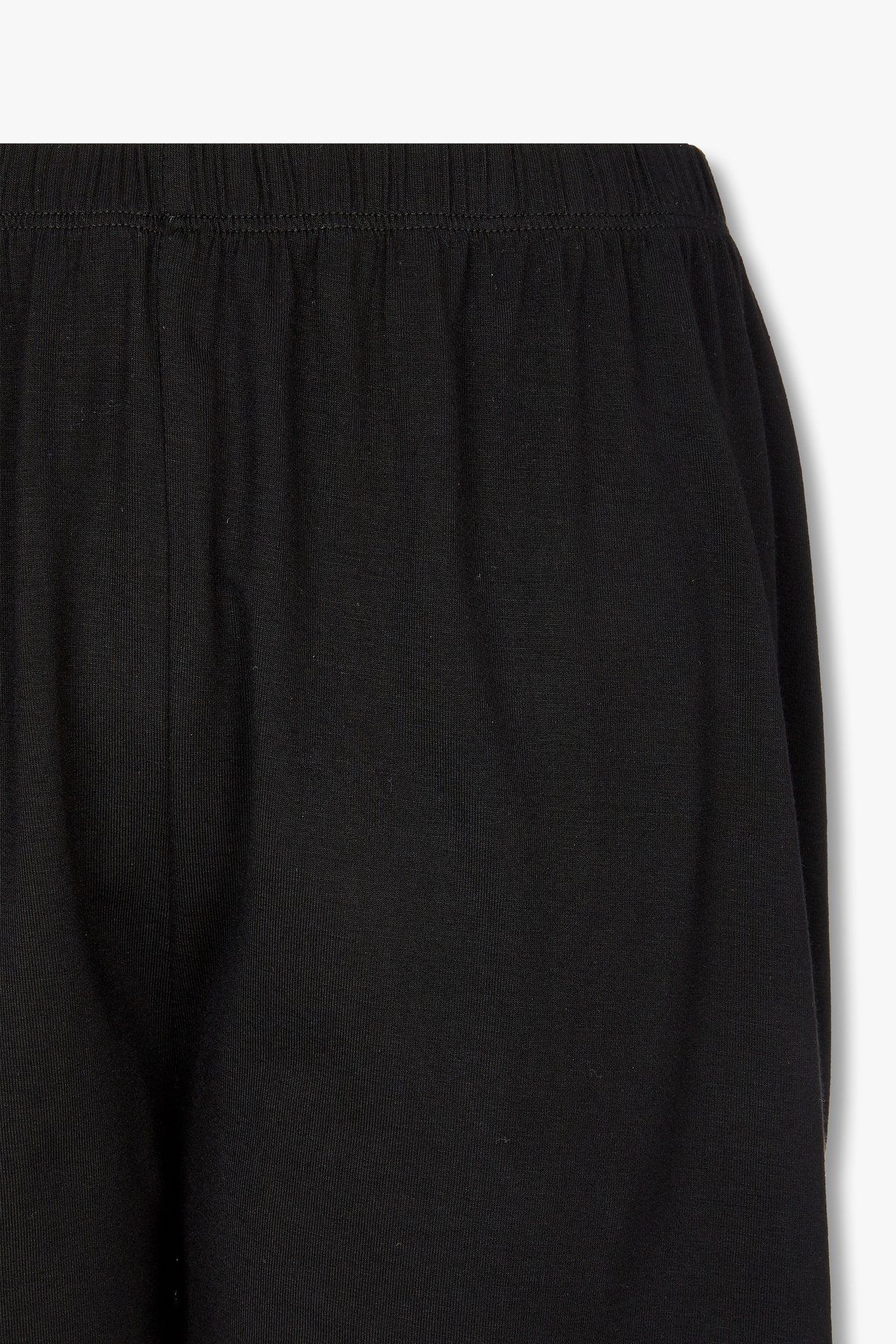 엠포리오 아르마니 언더웨어(EMPORIO ARMANI UNDERWEAR) 여성 루즈핏 레이온 라운지 쇼츠_블랙_0824131505