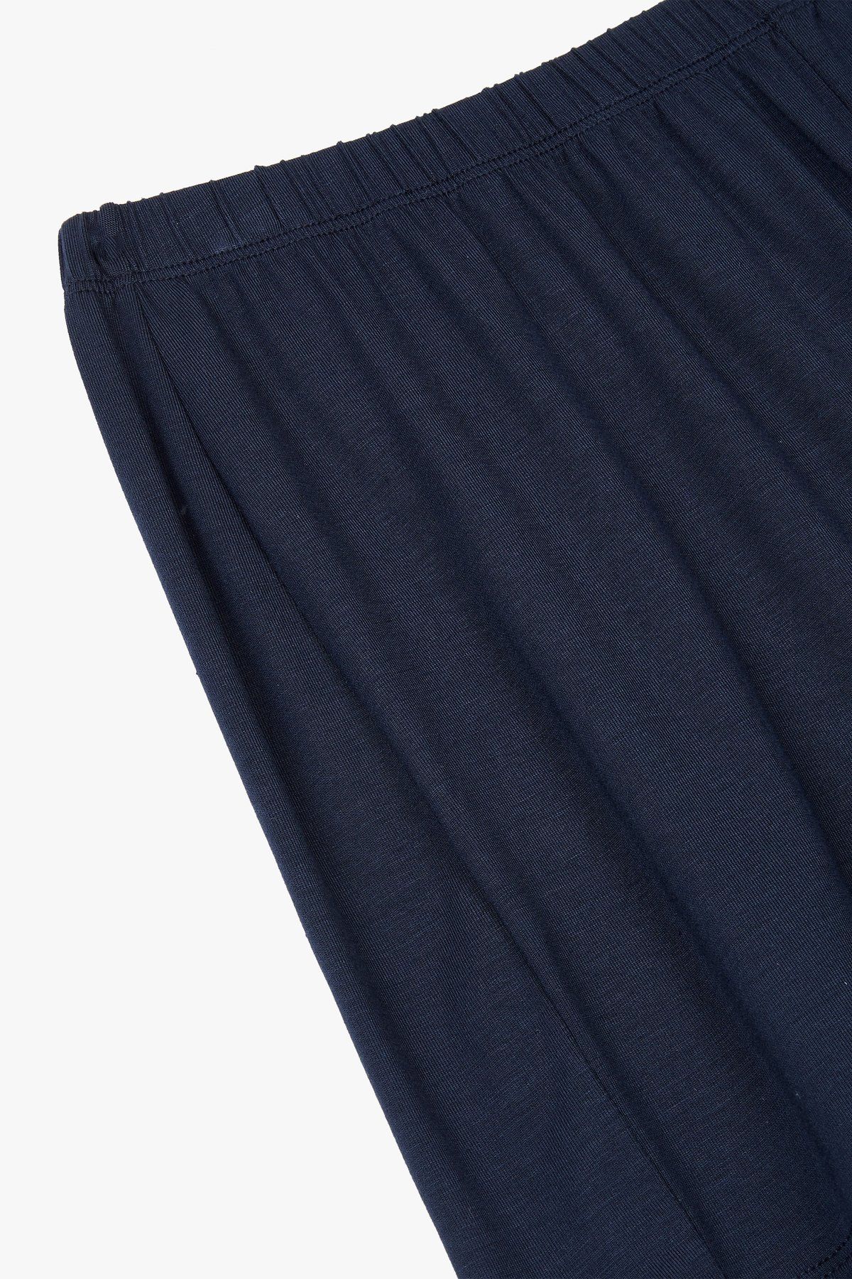 엠포리오 아르마니 언더웨어(EMPORIO ARMANI UNDERWEAR) 여성 루즈핏 레이온 라운지 쇼츠_마린_0824131506