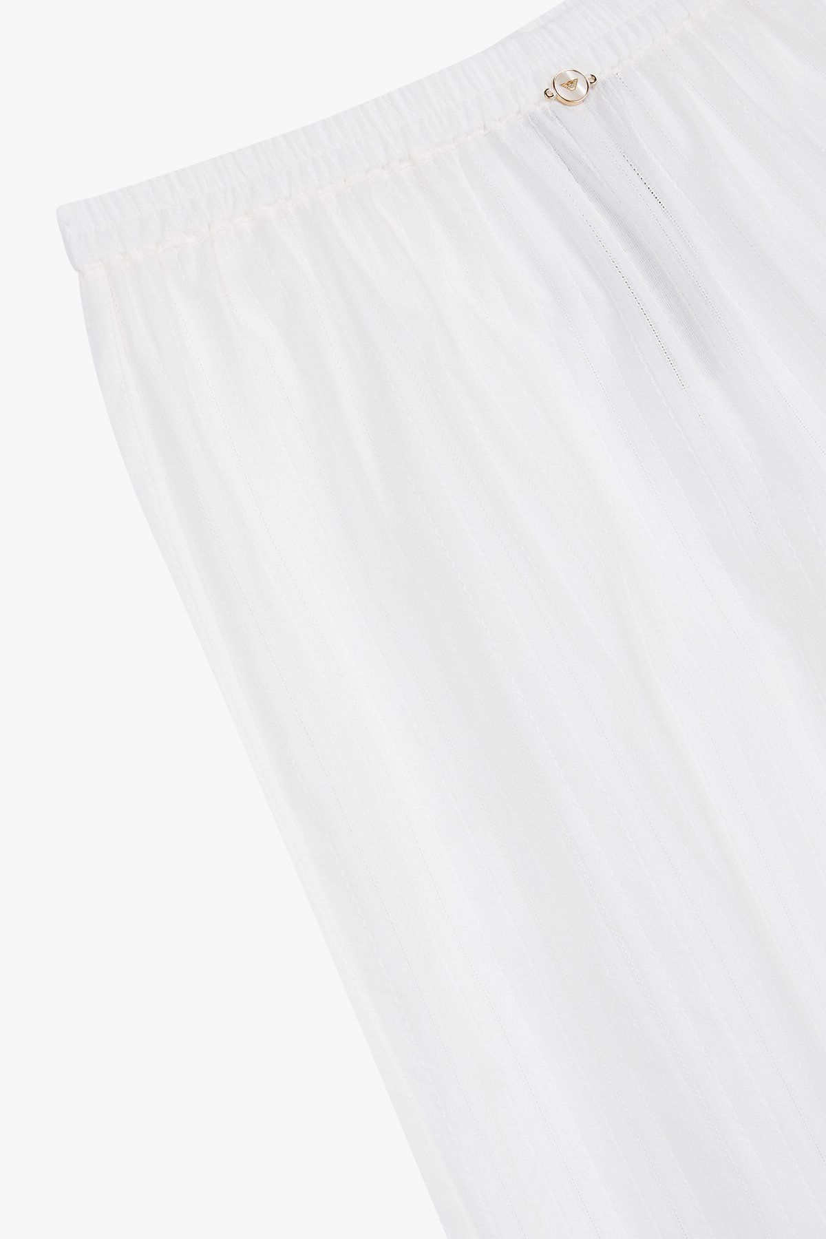 엠포리오 아르마니 언더웨어(EMPORIO ARMANI UNDERWEAR) 여성 브라이덜 코튼 크롭트 팬츠_화이트_0824132503