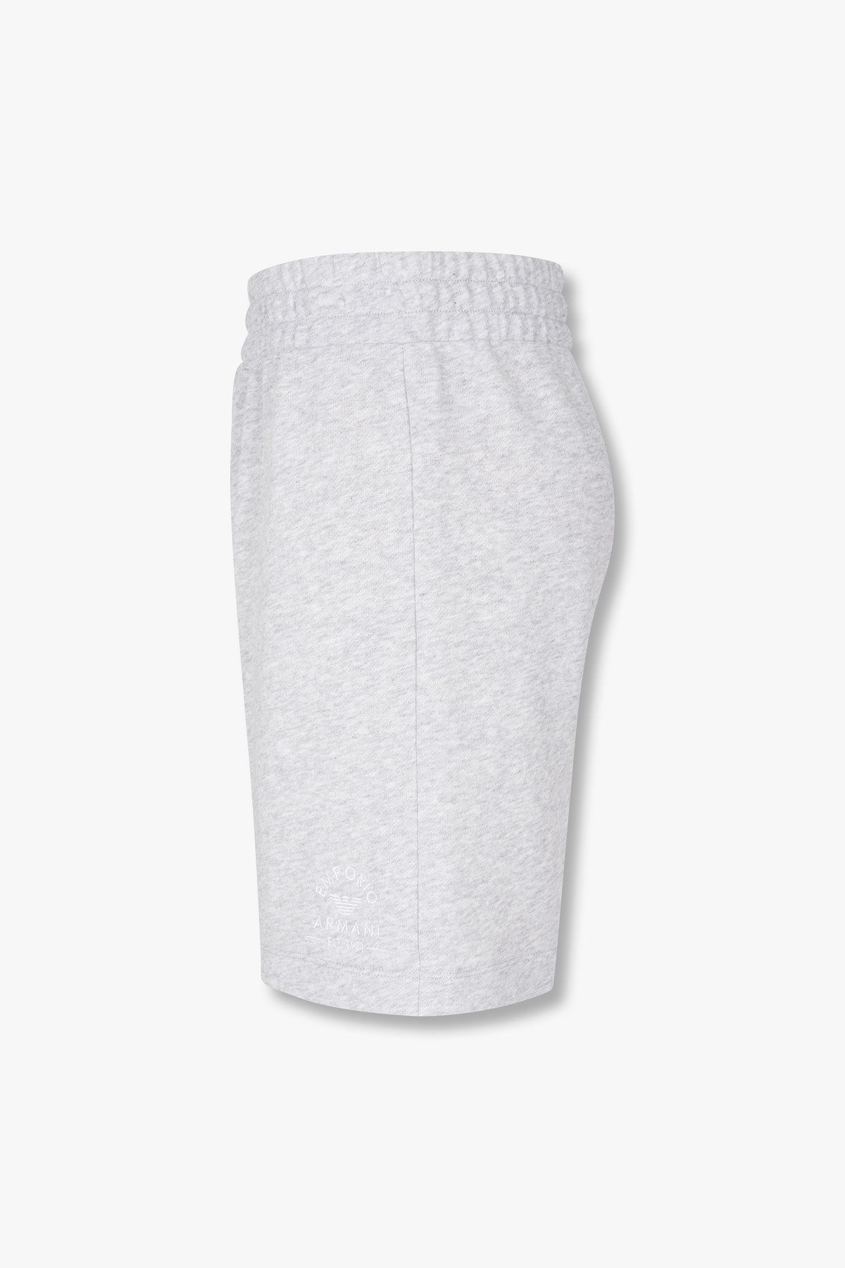 엠포리오 아르마니 언더웨어(EMPORIO ARMANI UNDERWEAR) 여성 이글 로고 자수 라운지 쇼츠_멜란지 그레이_0824131512