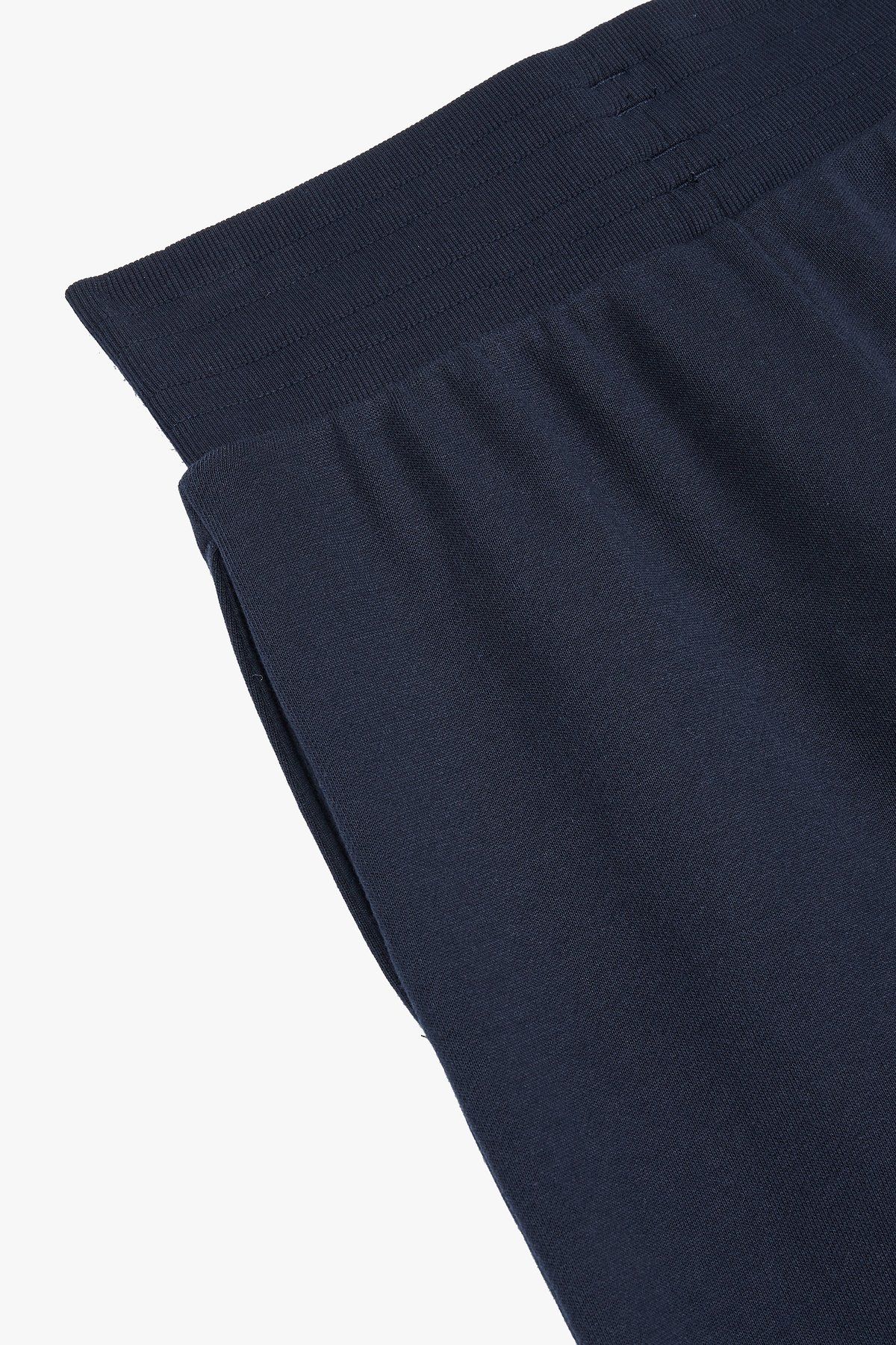 엠포리오 아르마니 언더웨어(EMPORIO ARMANI UNDERWEAR) 여성 로고 자수 라운지 조거 팬츠_마린_0824132505