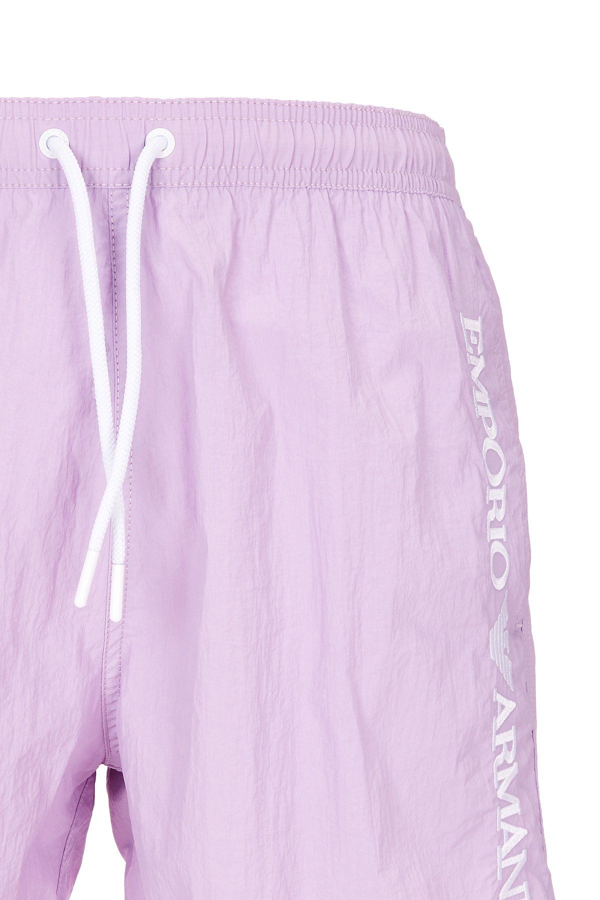 엠포리오 아르마니 언더웨어(EMPORIO ARMANI UNDERWEAR) 남성 사이드 로고 나일론 스윔 쇼츠_바이올렛_0814121002