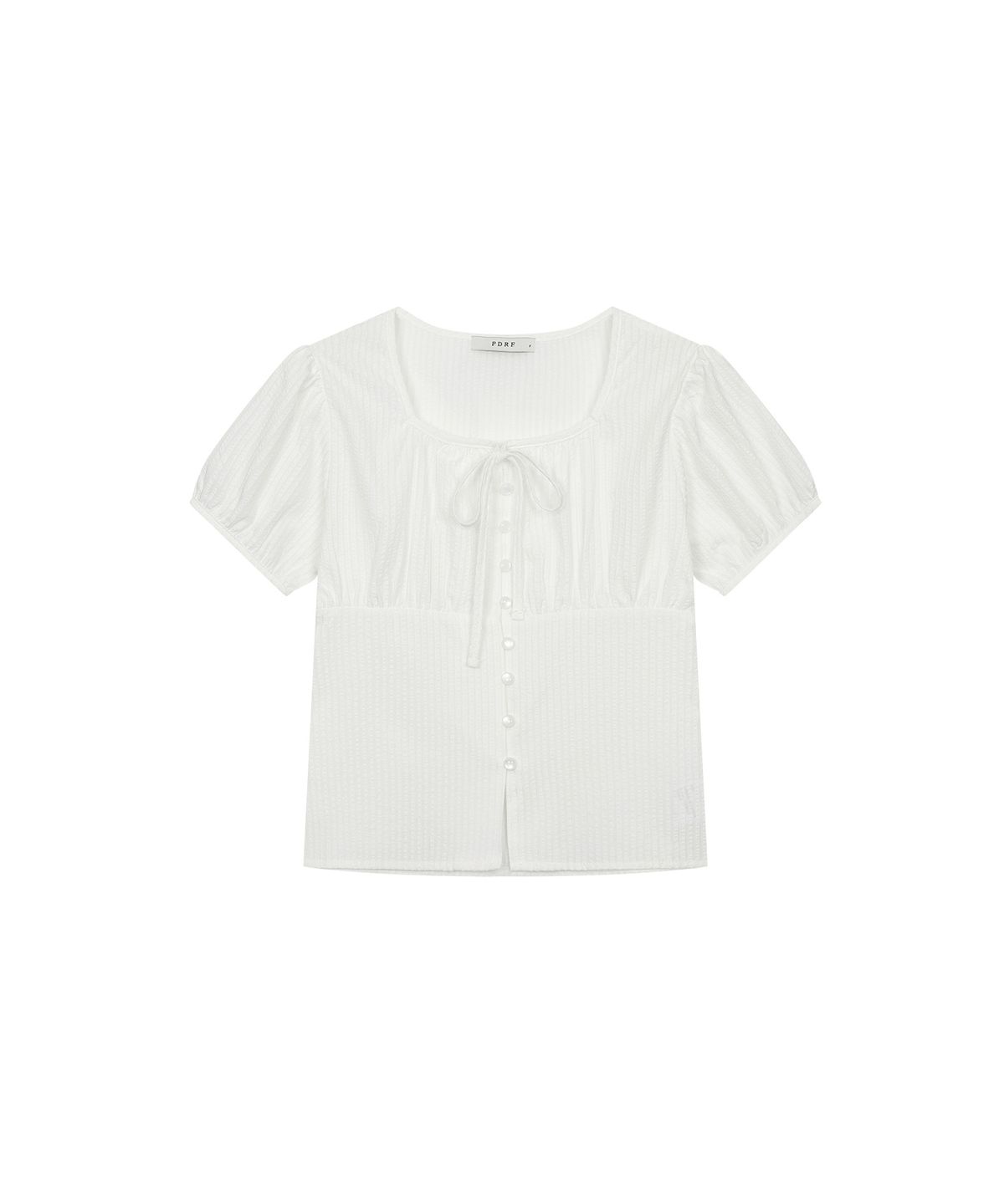 판도라핏(PANDORAFIT) Bunny Button Half Blouse