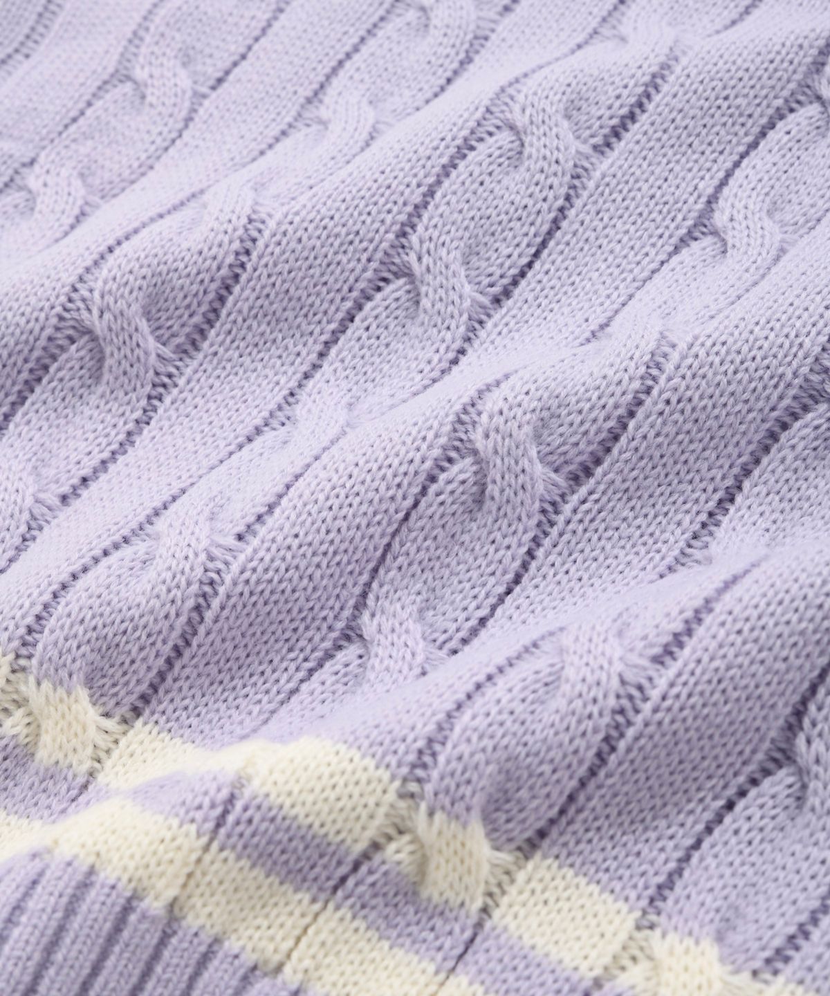 커버낫 우먼(COVERNAT WOMAN) 우먼 클로버하트 니트 베스트 Lavender