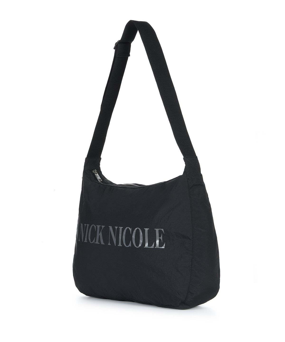 닉앤니콜(NICK&NICOLE) NICOLE NYLON BIG SQUARE BAG_BLACK