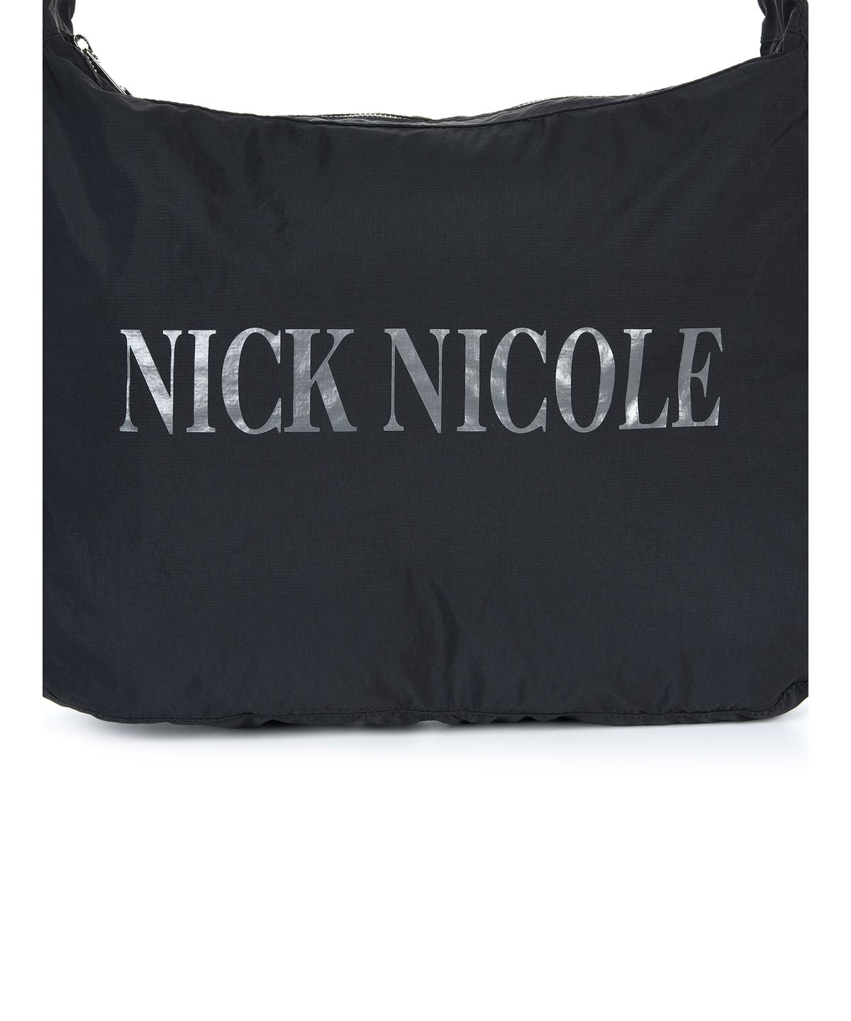 닉앤니콜(NICK&NICOLE) NICOLE NYLON BIG SQUARE BAG_BLACK
