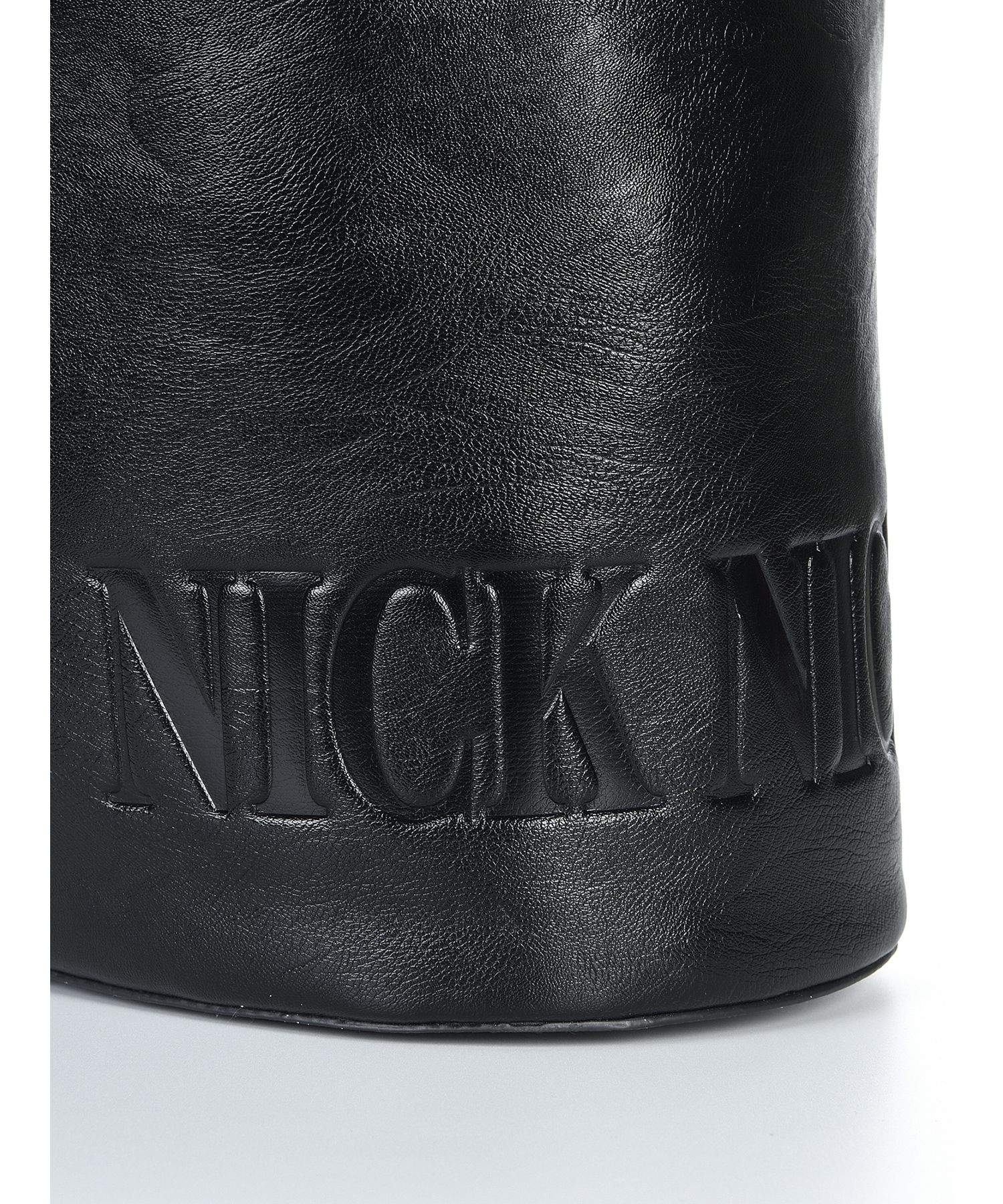 ★関税込★NICK&NICOLE★NICOLE LEATHER BUCKLE BUCKET BAG★ MUSINSA | NICK&NICOLE NICOLE LEATHER BUCKLE BUCKET BAG_BLACK
