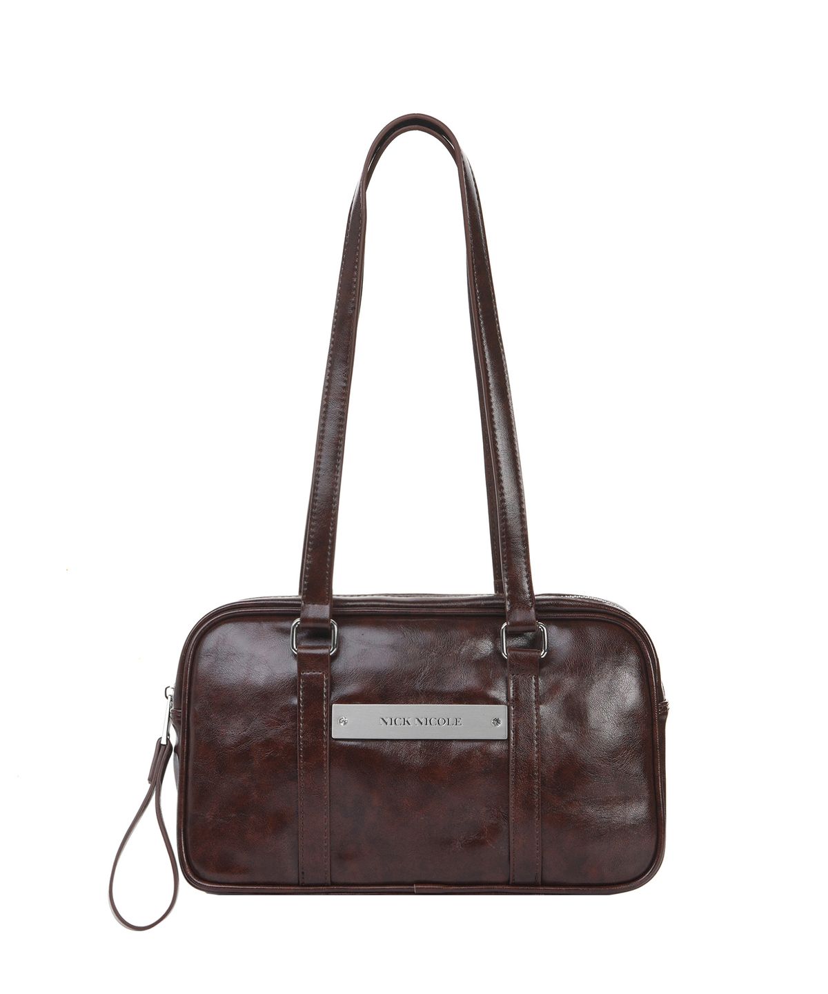 닉앤니콜(NICK&NICOLE) CRYSTAL LEATHER MINI BOSTON BAG_5 COLOR
