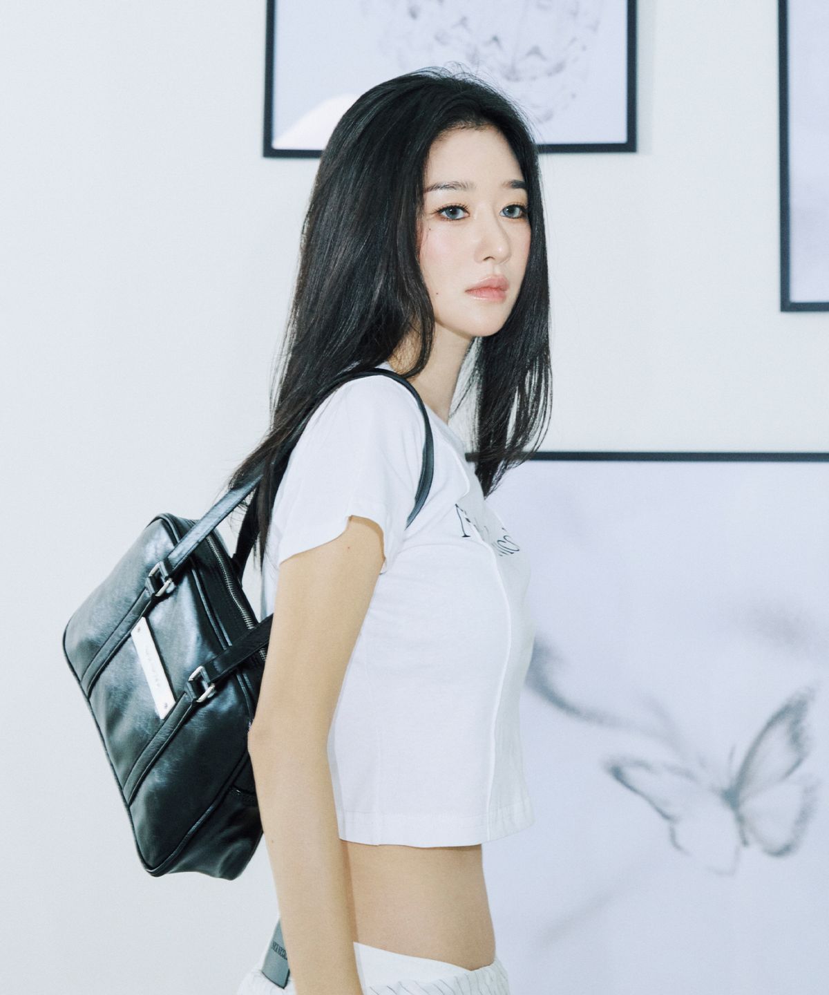 닉앤니콜(NICK&NICOLE) CRYSTAL LEATHER MINI BOSTON BAG_5 COLOR