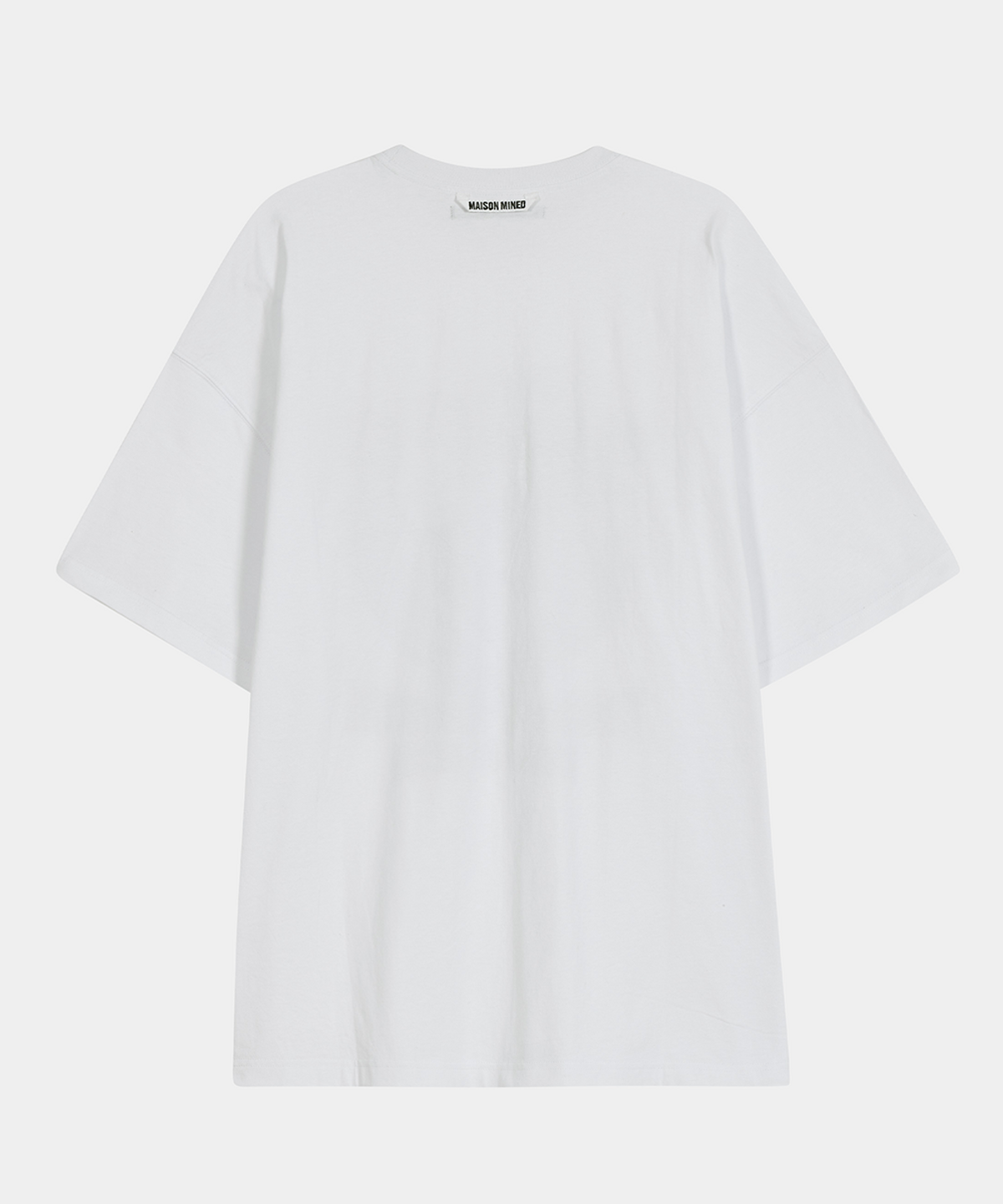 메종미네드(MAISON MINED) DOODLE HEART HALF T WHITE RED