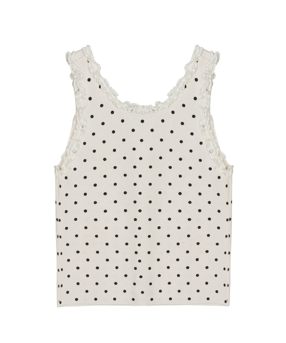 닉앤니콜(NICK&NICOLE) DOT LACE SLEEVELESS TOP_3 COLOR