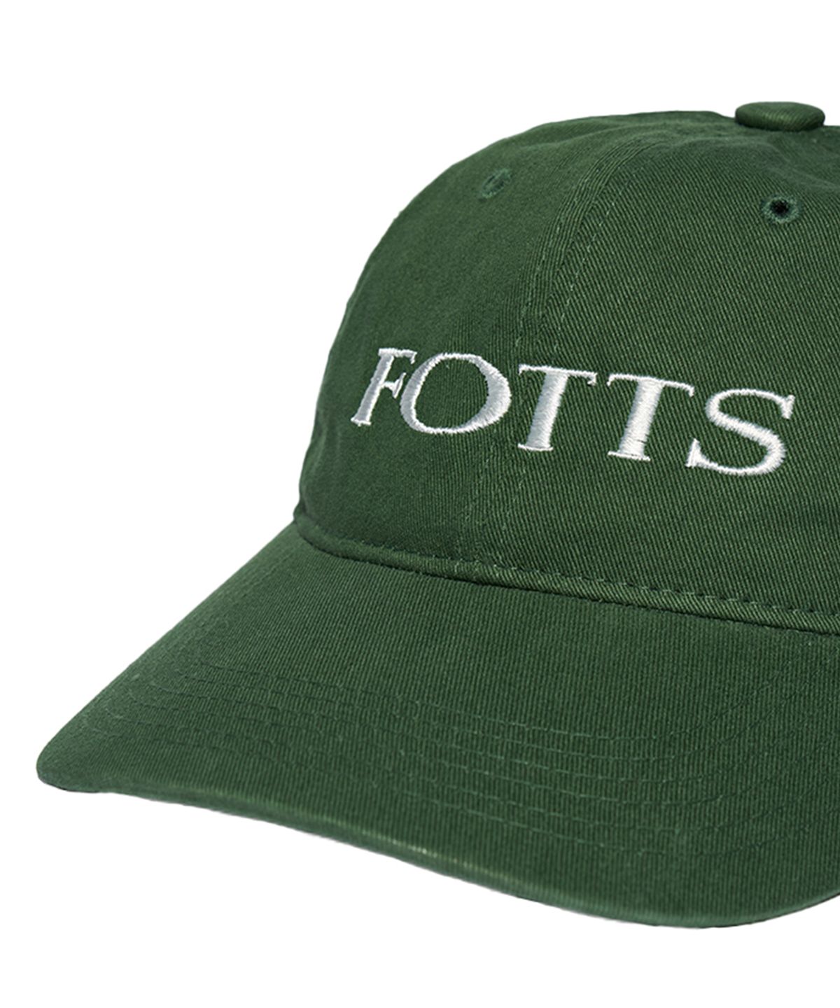포츠포츠(FOTTSFOTTS) 24SS 하프로고 캡 - 그린/HALF LOGO CAP / GREEN