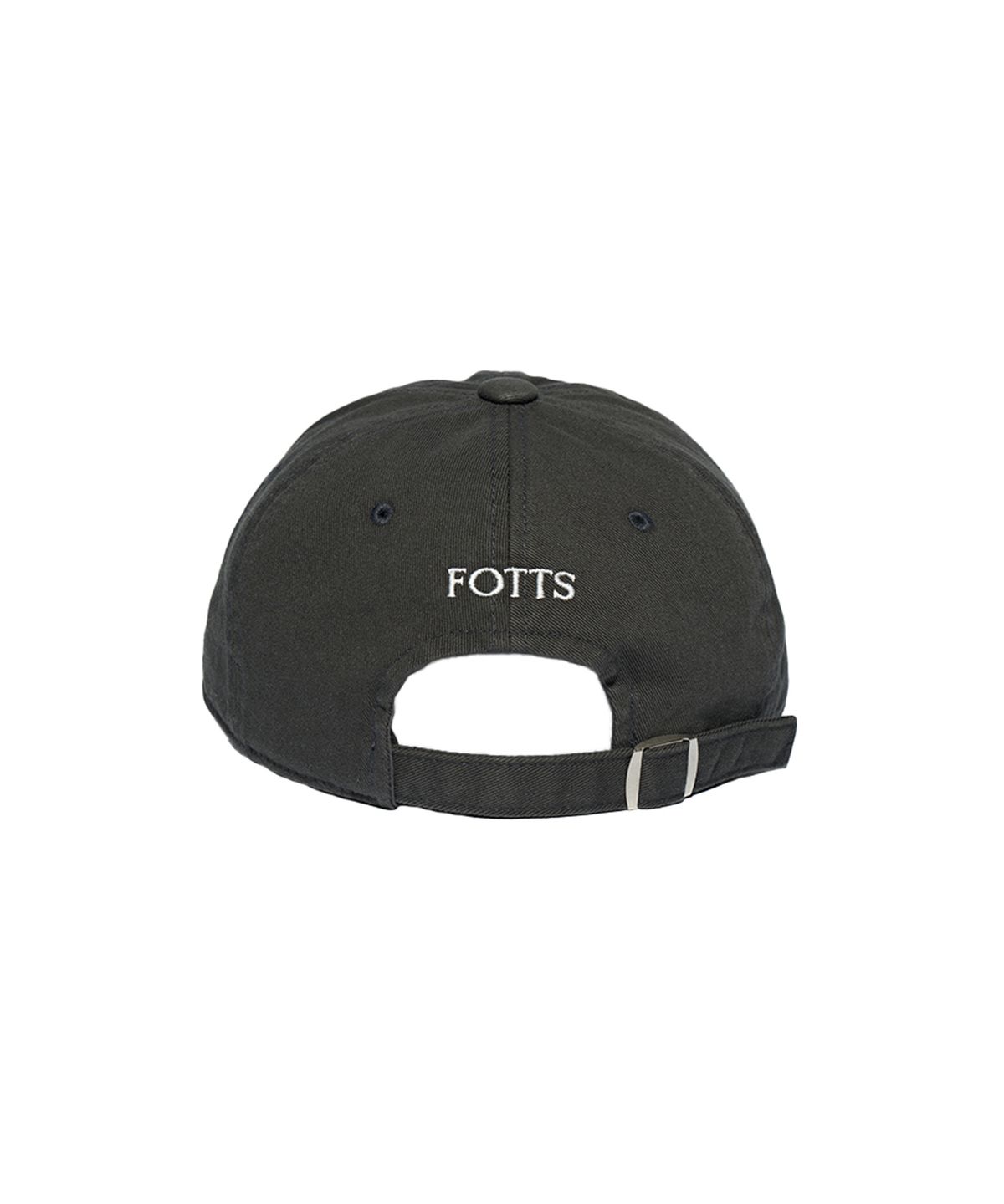 포츠포츠(FOTTSFOTTS) 24SS 하프로고 캡 - 차콜/HALF LOGO CAP / CHARCOAL