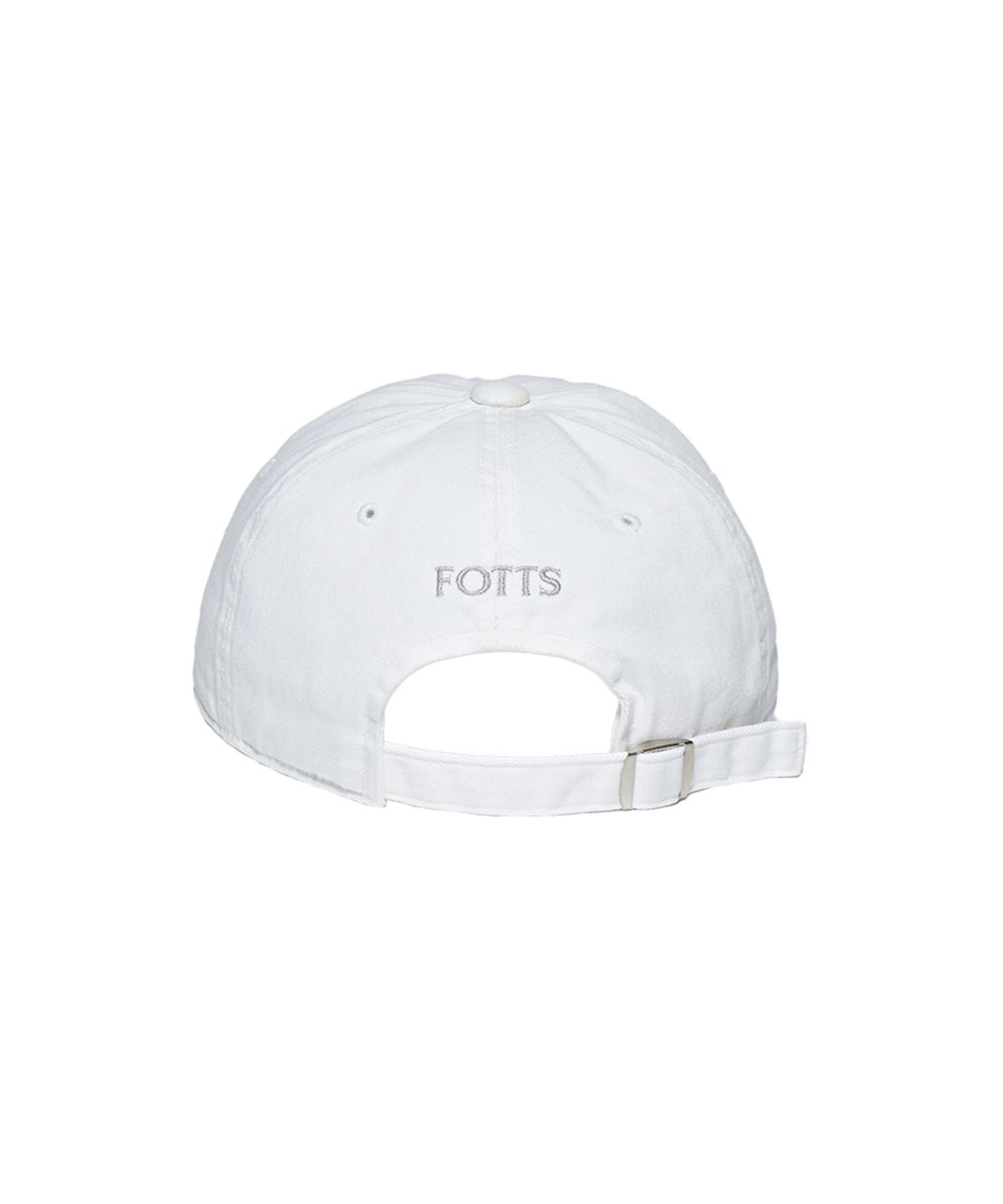 포츠포츠(FOTTSFOTTS) 24SS 하프로고 캡 - 화이트/HALF LOGO CAP / WHITE