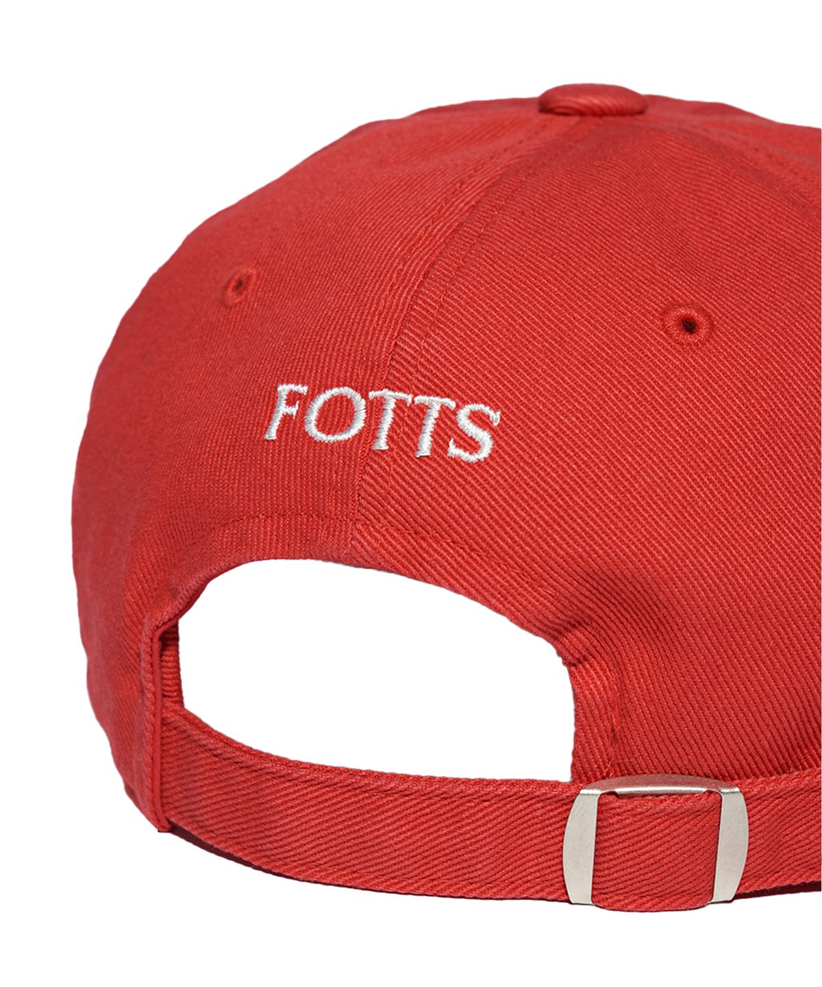 포츠포츠(FOTTSFOTTS) 24SS 하프로고 캡 - 레드/HALF LOGO CAP / RED