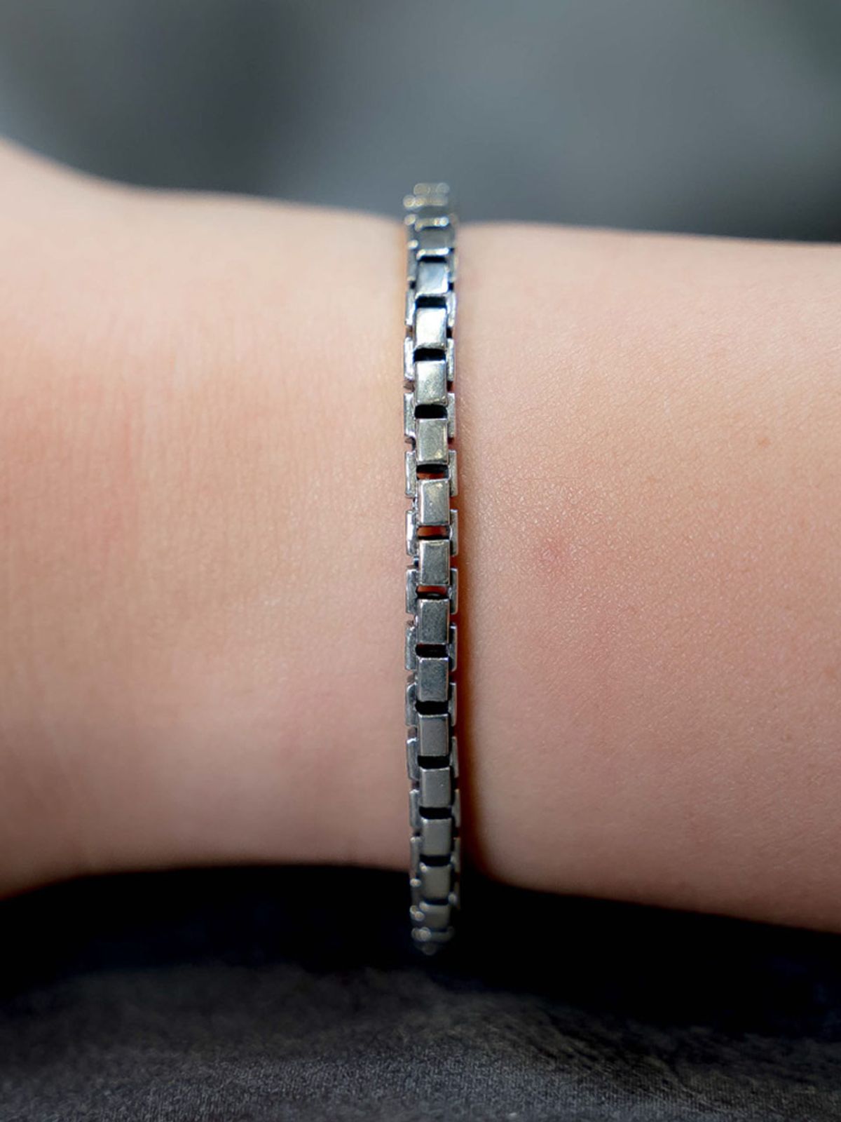 하랑(HARANG) HR 120B_Silver Bangle Bracelet