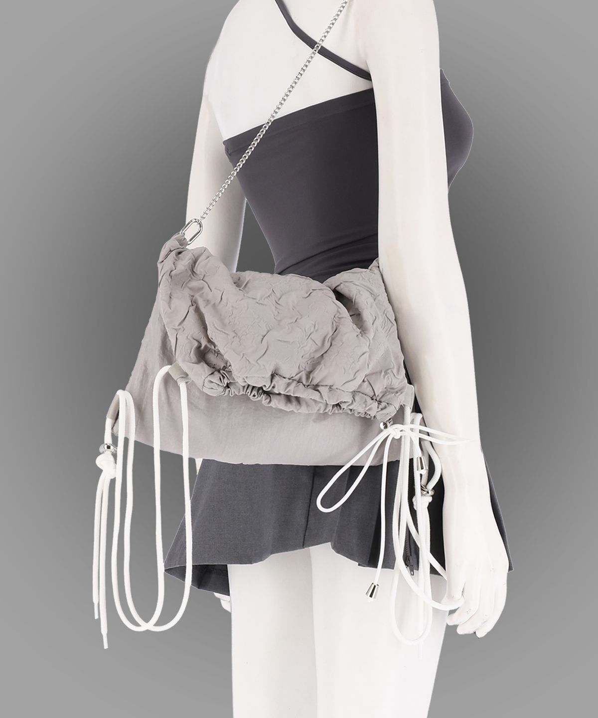 어세이(ASSAY) 3WAY STRING BACK PACK (GREY)