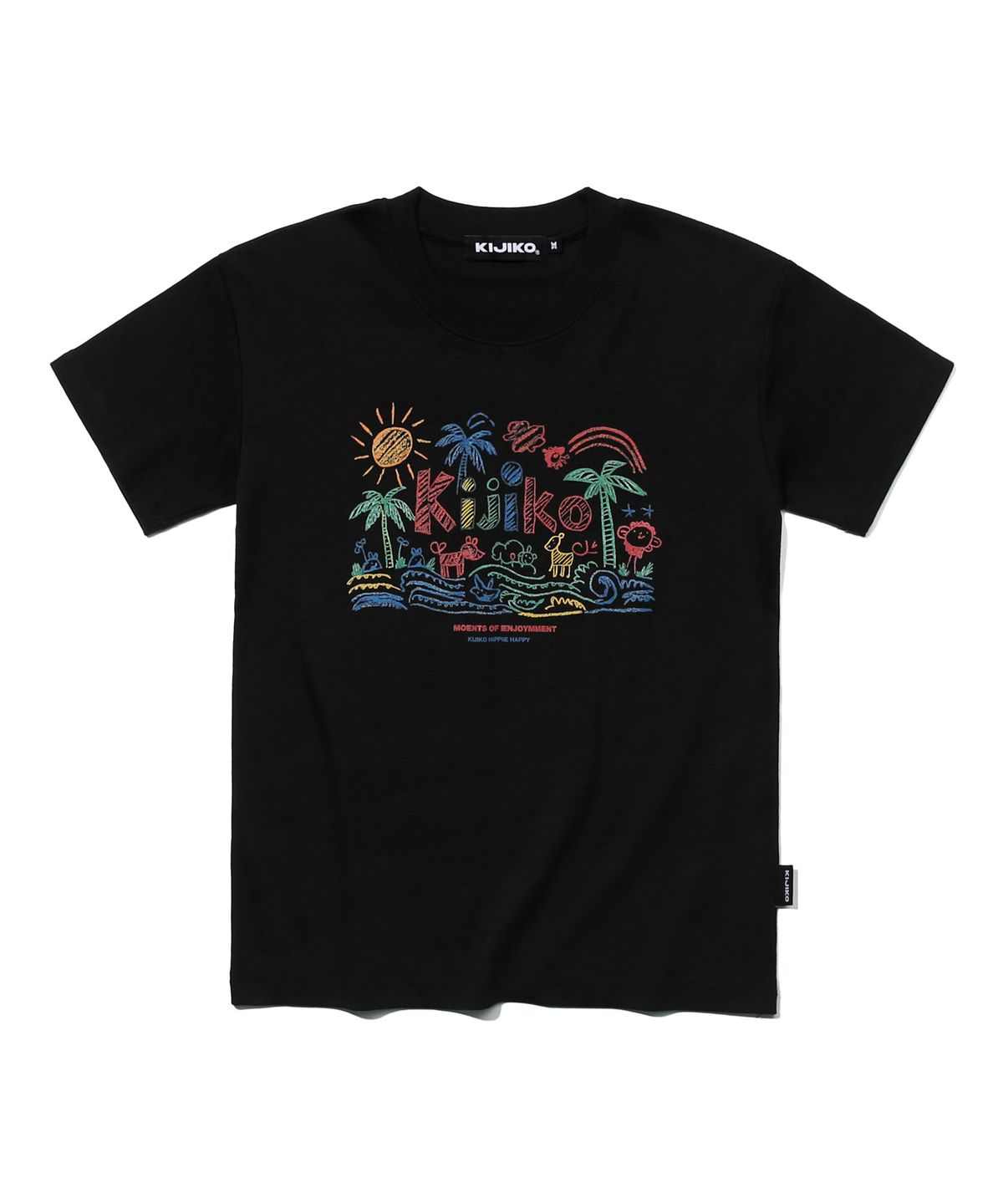 키지코(KIJIKO) Holiday Crayons Tee Black