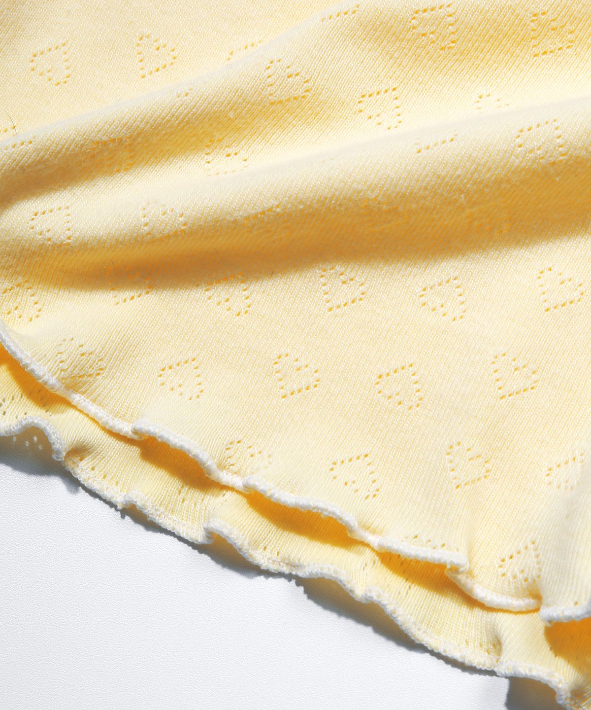 키지코(KIJIKO) Wave lace Ss butter yellow