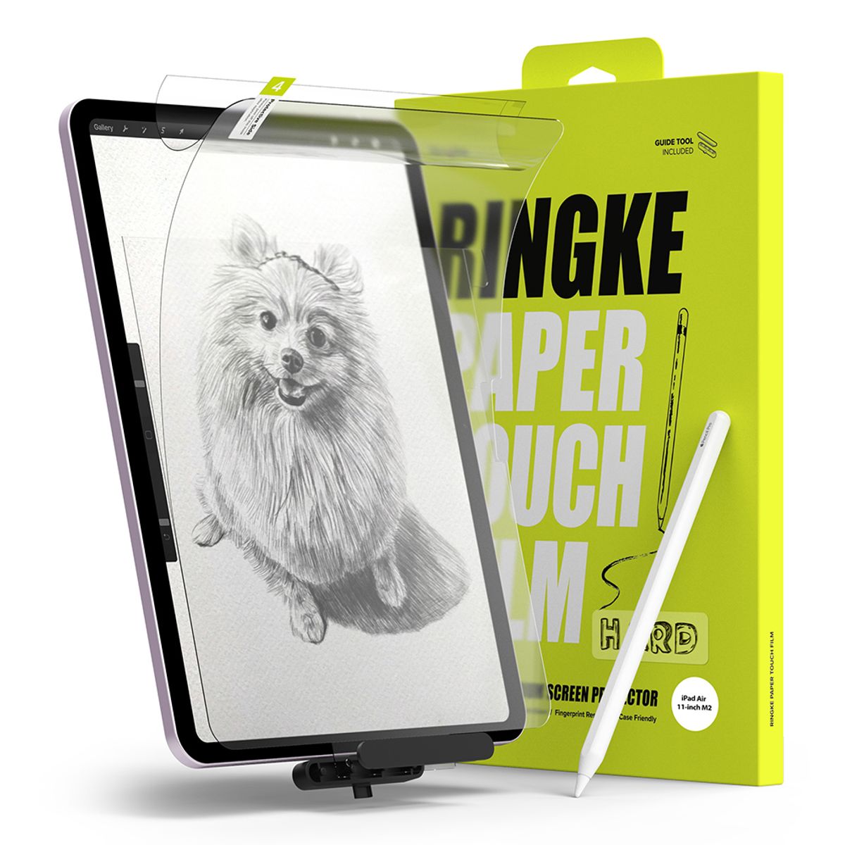 링케(RINGKE) 아이패드 프로 11/13인치 M4 페이퍼 터치 종이질감 액정보호필름 2매