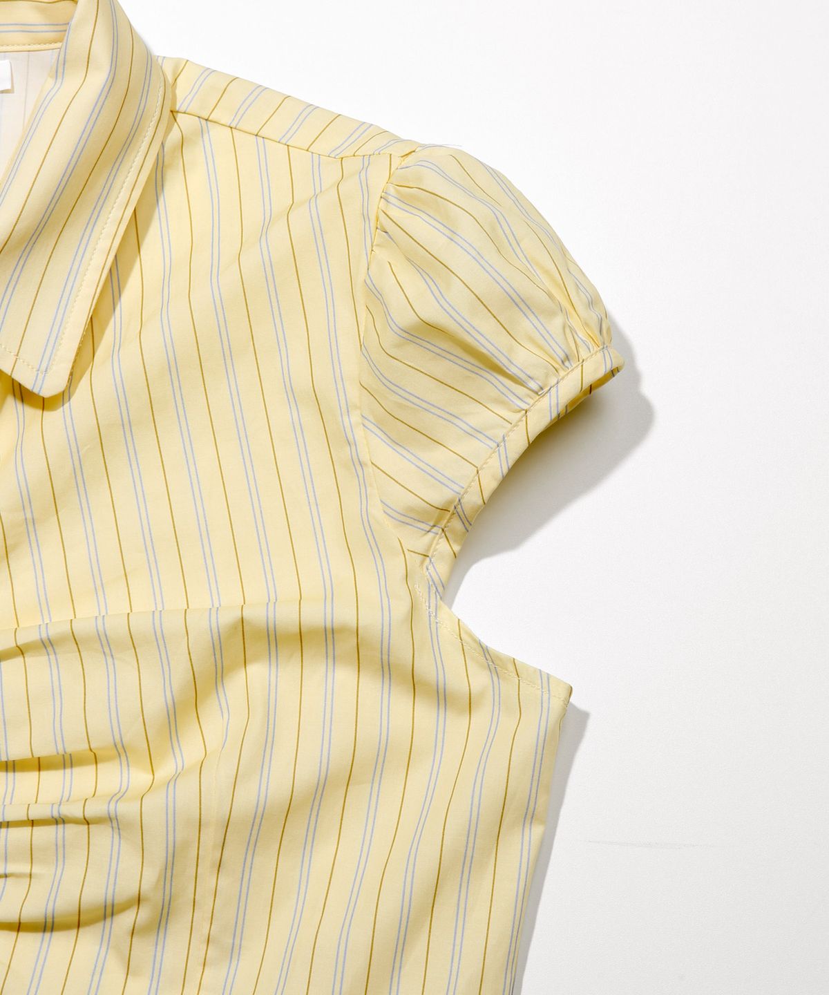 키지코(KIJIKO) Cap Sleeve Shirt Yellow