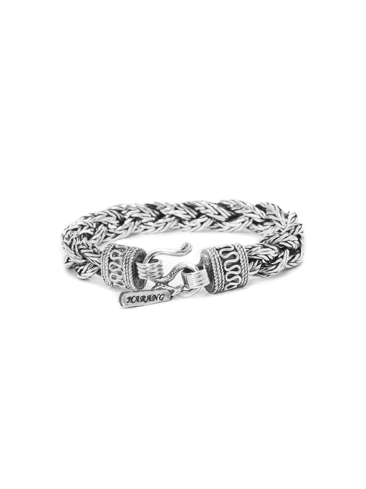 하랑(HARANG) HR 143B_Silver Chain Hook Bracelet
