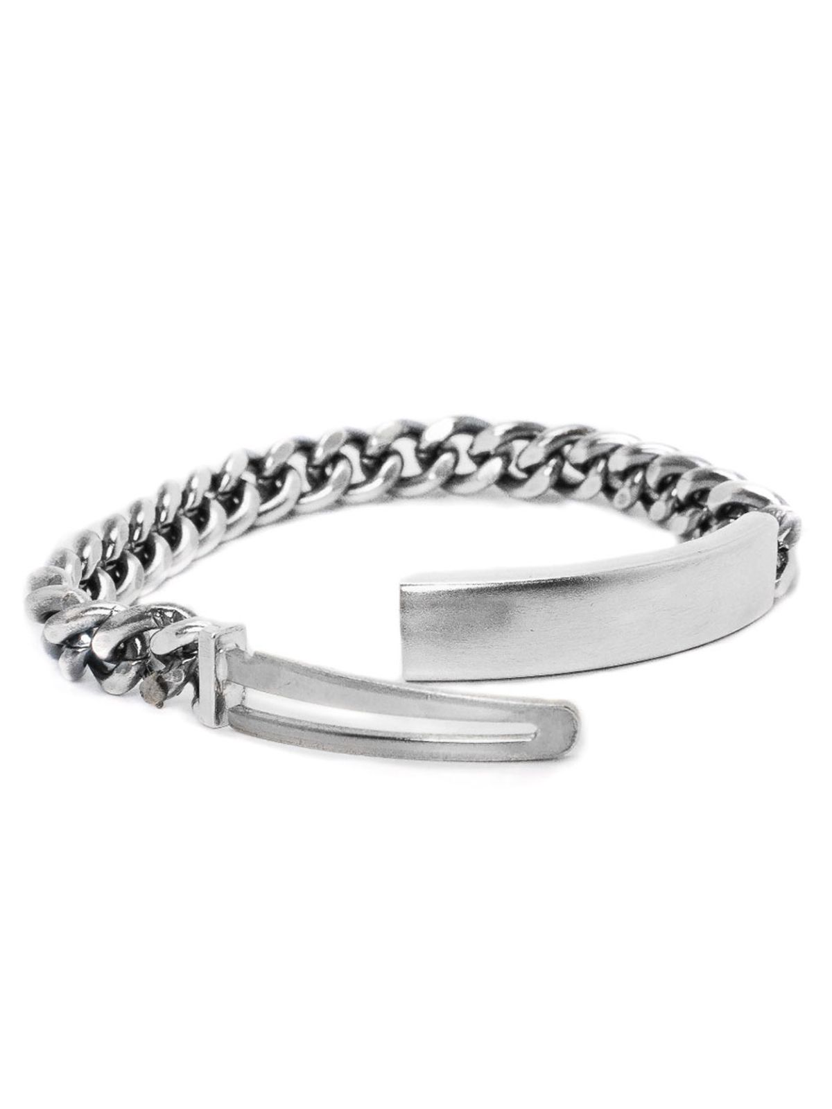하랑(HARANG) HR 144B_Silver Chain Bar Bracelet