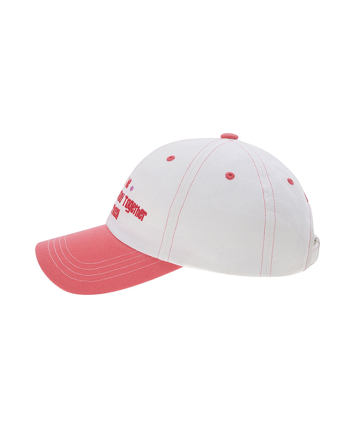 캔버스(CNVS) 인사이드 아웃2 당황이 레터링 볼캡_화이트