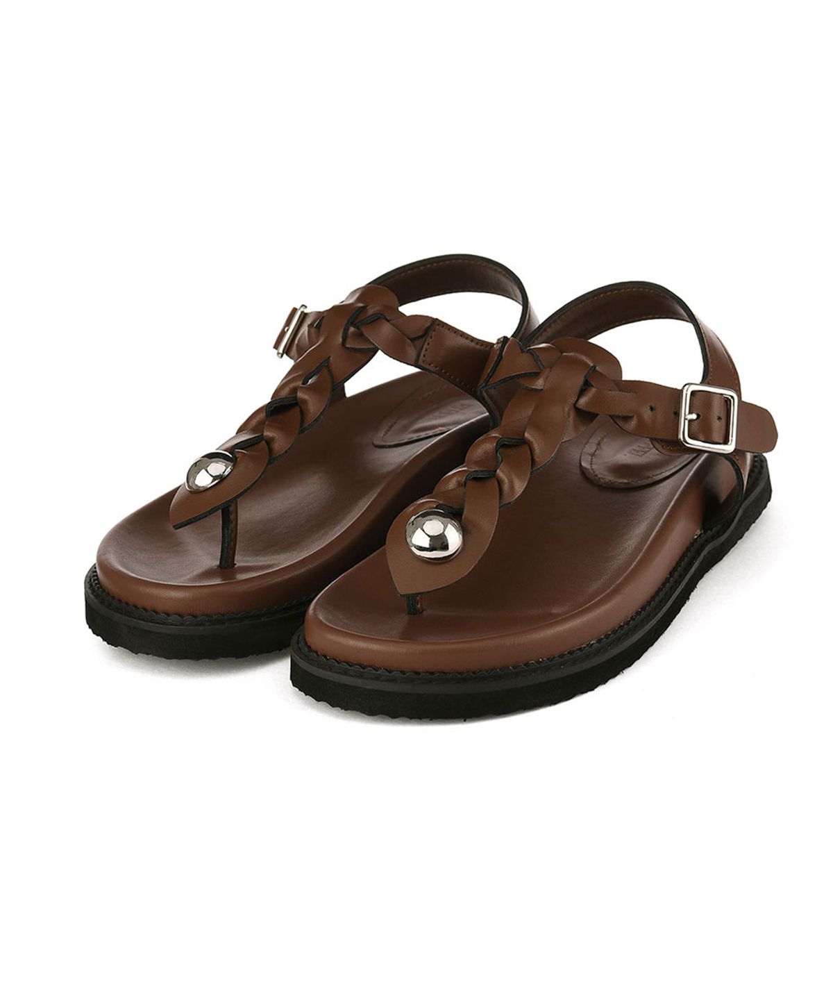 에펠클래식(EIFFELCLASSIC) Dasiy Strap Sandals_ black,brown 데이지 스트랩 샌들 4cm
