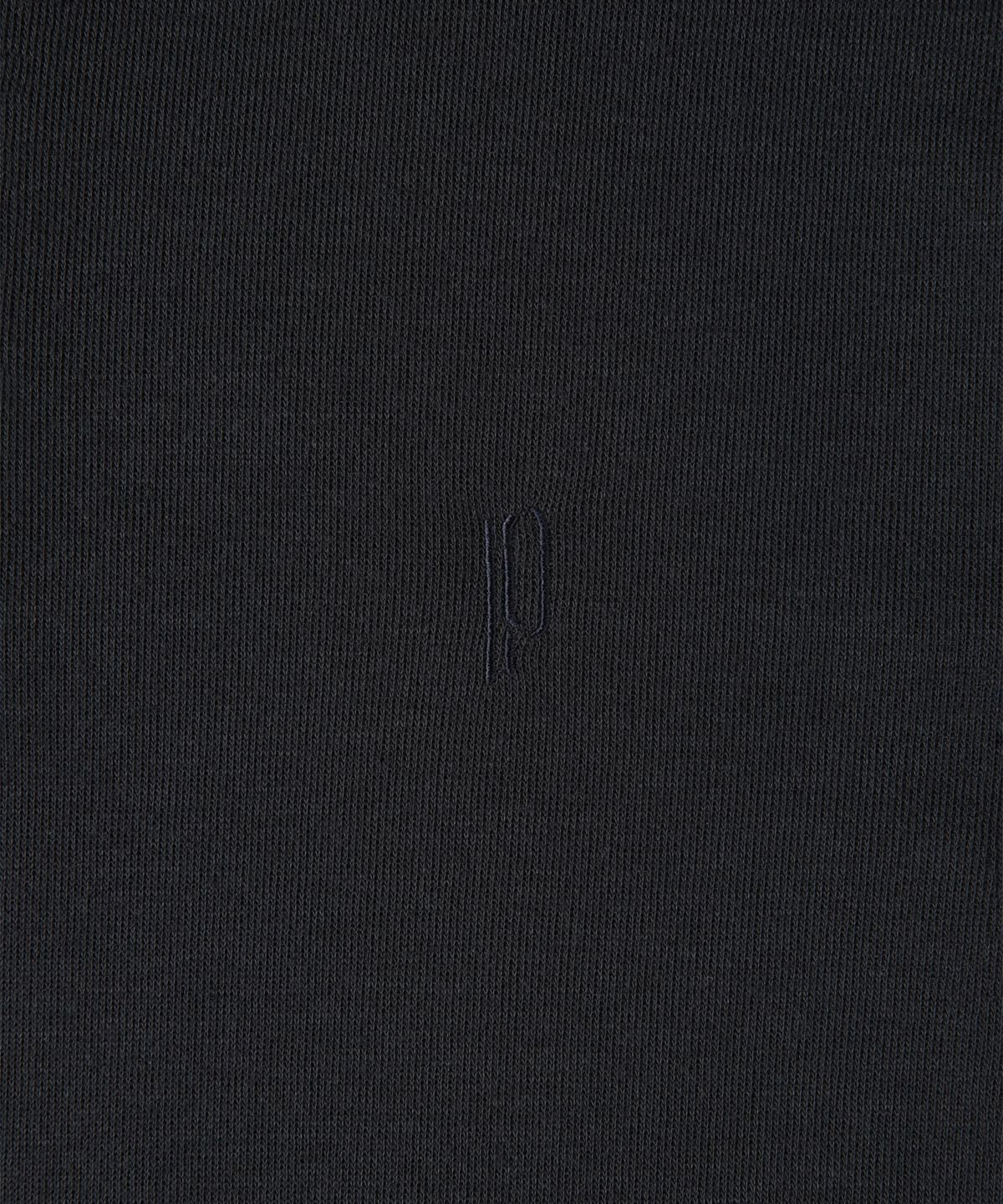 빠니깔레(PANICALE) 블랙 로고 반소매 폴로 니트