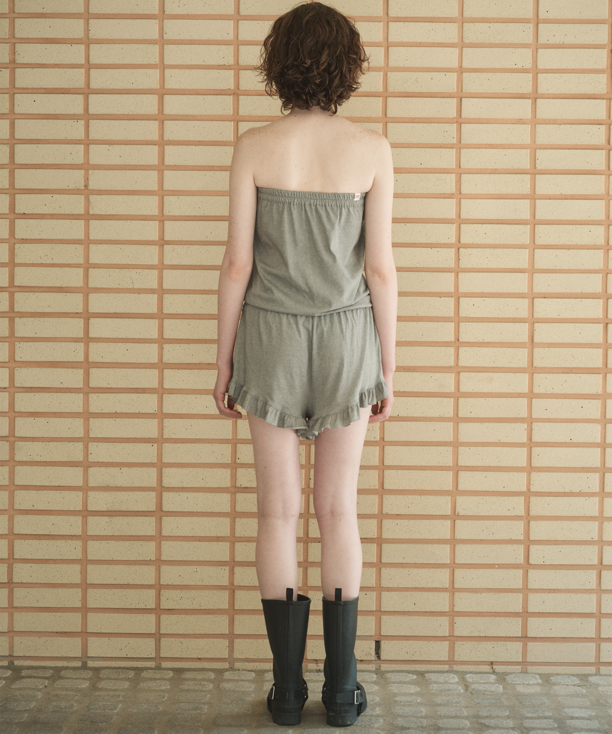 펀프롬펀(FUNFROMFUN) WASHING PLAY JUMPSUIT, GRAY