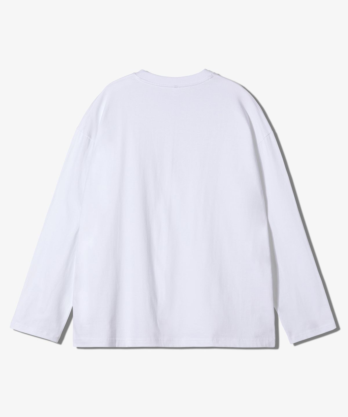 팬쇼(FANSHOW) OVERFIT LONG SLEEVE - WHITE