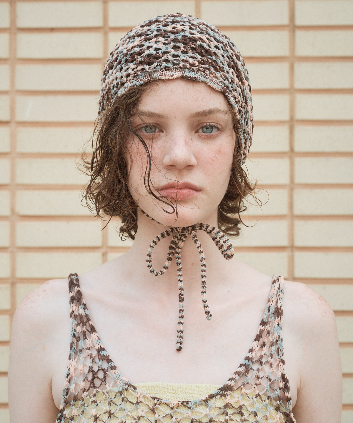 펀프롬펀(FUNFROMFUN) TAPE SHELL BEANIE, BROWN