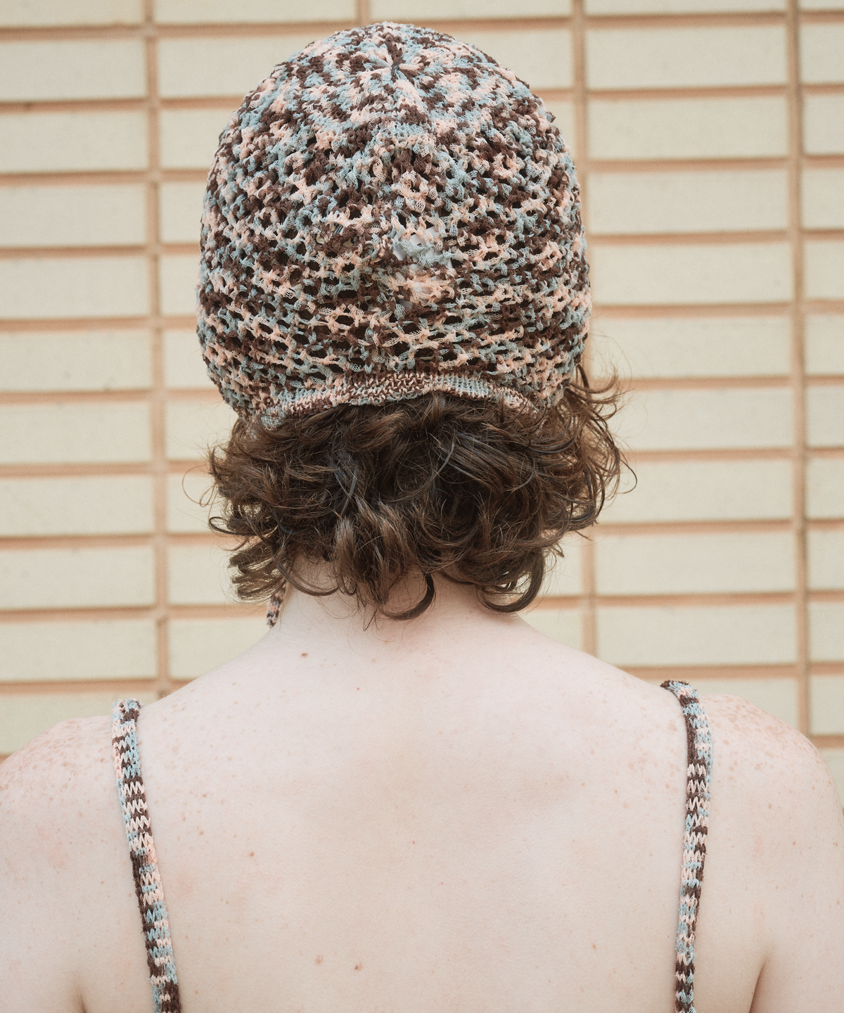 펀프롬펀(FUNFROMFUN) TAPE SHELL BEANIE, BROWN