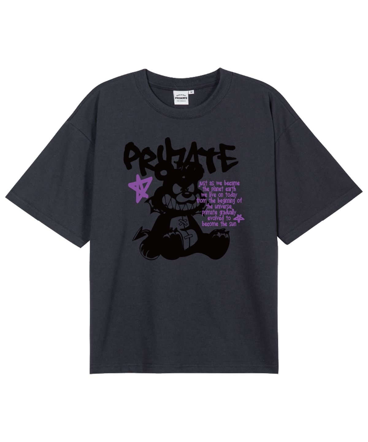 프라임에이트(PRIMATE) BAD BAER 오버핏 반팔티셔츠 5 Colors