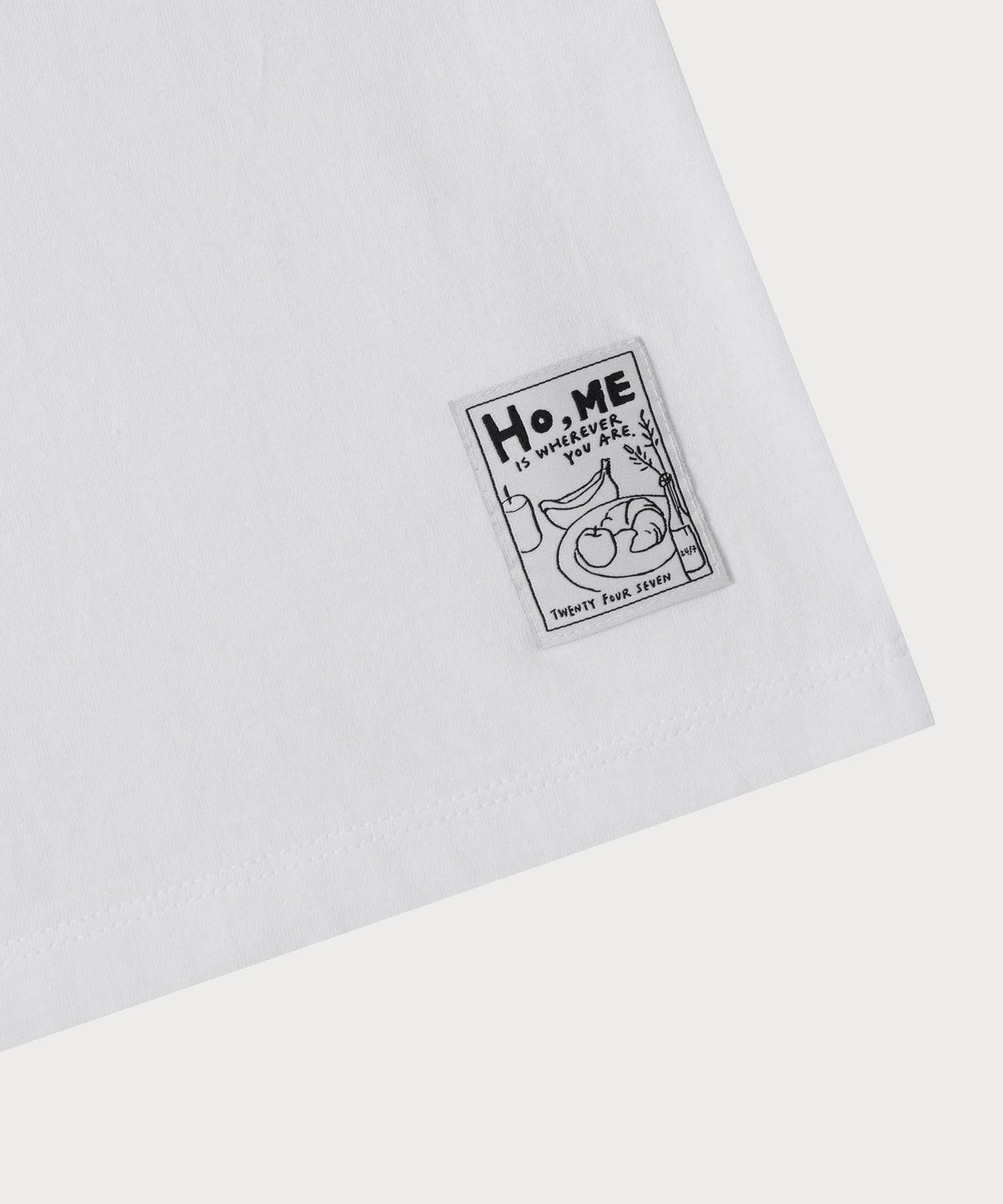 247시리즈(247SERIES) ARTWORK OVERSIZED T-SHIRTS WHITE