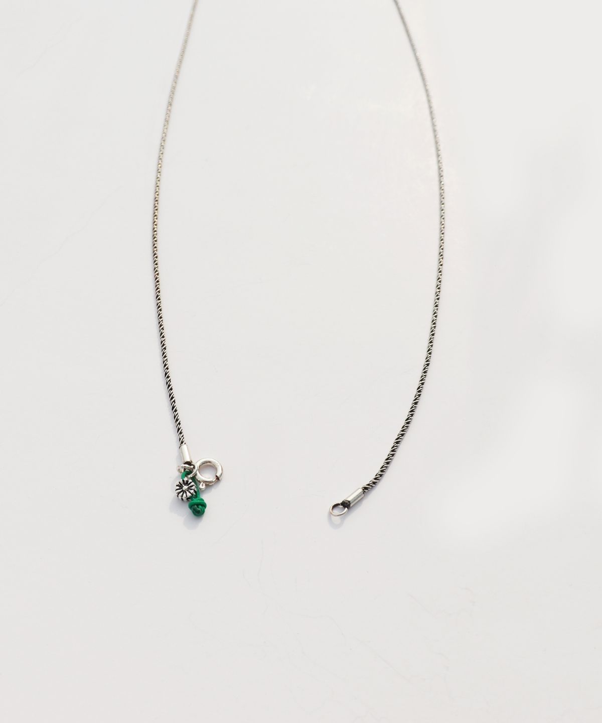 봉보(BONBEAU) Double kitsch smile long chain Necklace 실버925 스마일 코인 펜던트 유화 체인 은 목걸이 70cm
