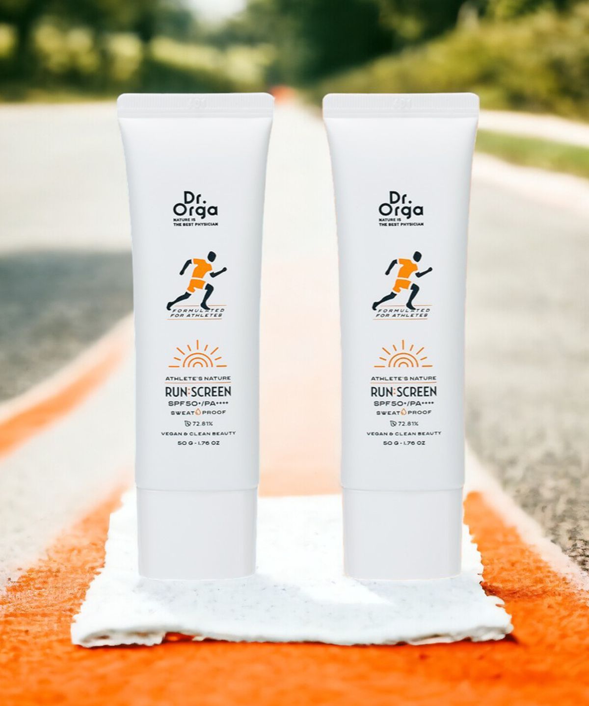 닥터올가(DR.ORGA) 러너 선크림 런스크린 SPF50+/PA++++ 50g