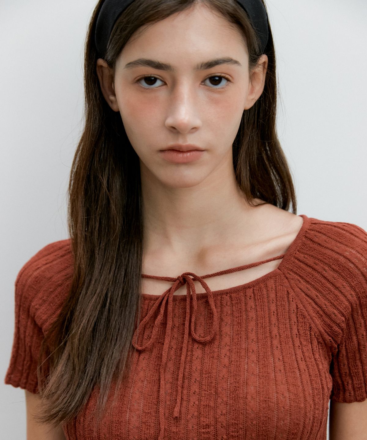 오떼뜨(OCTETTE) LINEN SQUARE NECK KNIT_3COLOR