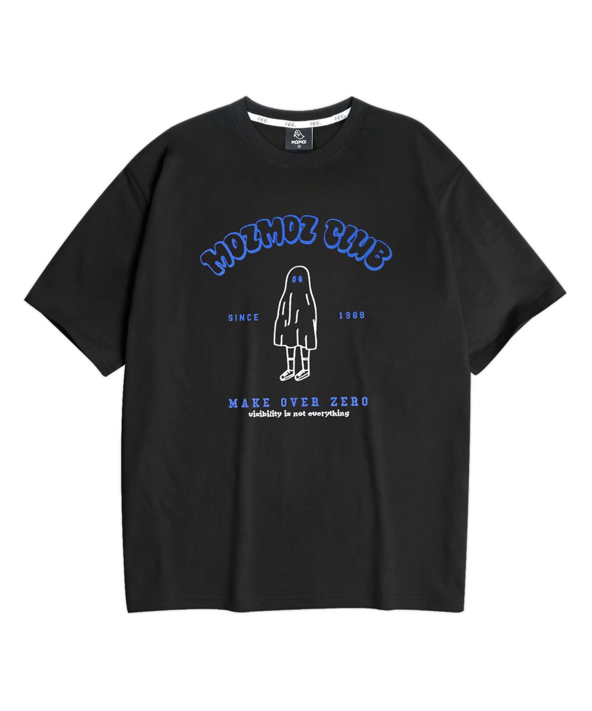 모즈모즈(MOZMOZ) [SET] 고스트 시리즈 오버핏 반팔티셔츠