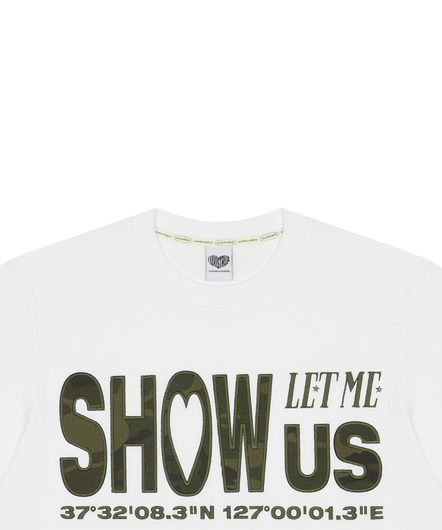 [LUV IS TRUE] SH SHOW US OVERFIT CAMO TEE★Tシャツ MUSINSA | LUV IS TRUE SH SHOW US OVERFIT CAMO TEE(WHITE)