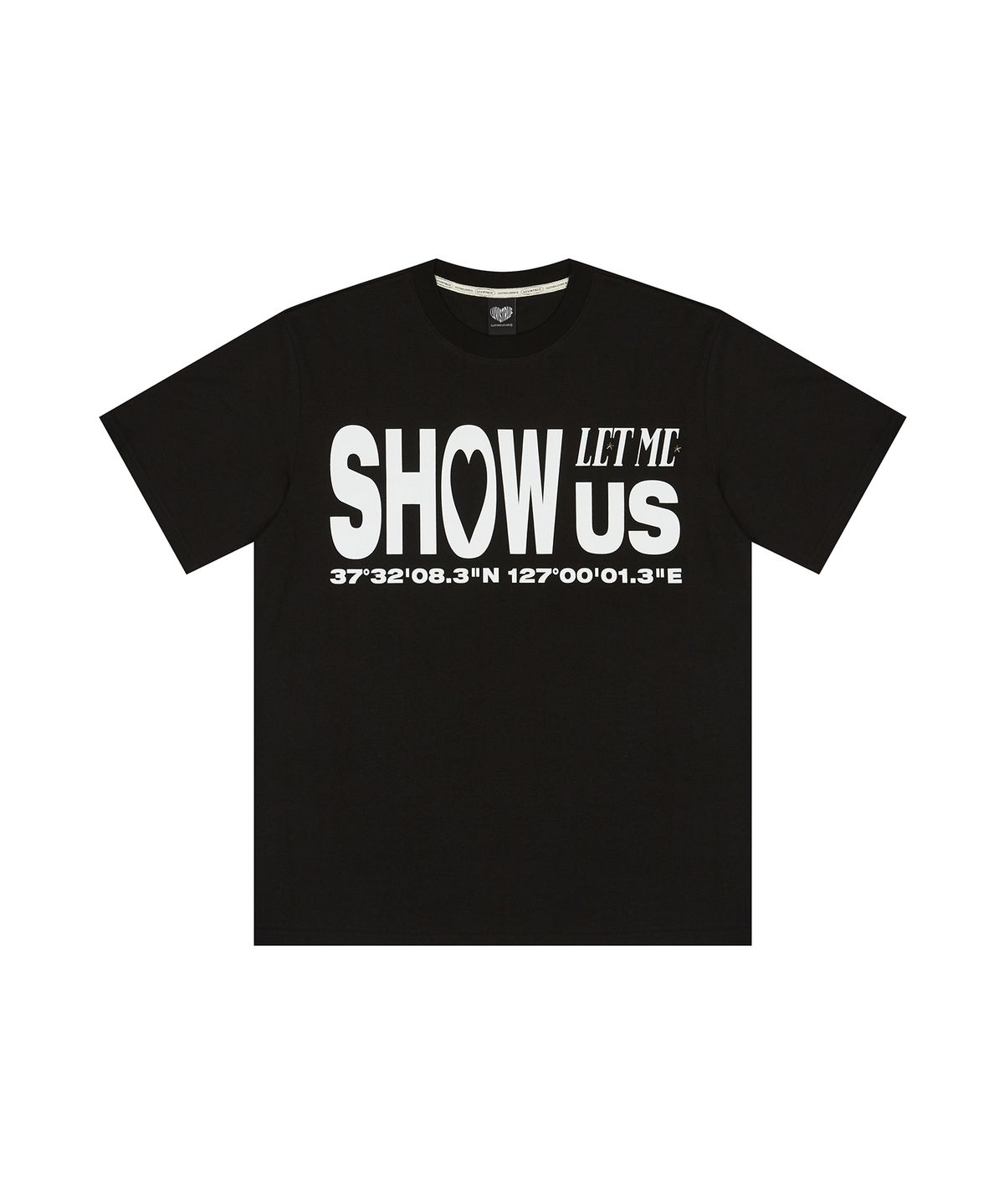 러브이즈트루(LUVISTRUE) SH SHOW US OVERFIT TEE(BLACK)