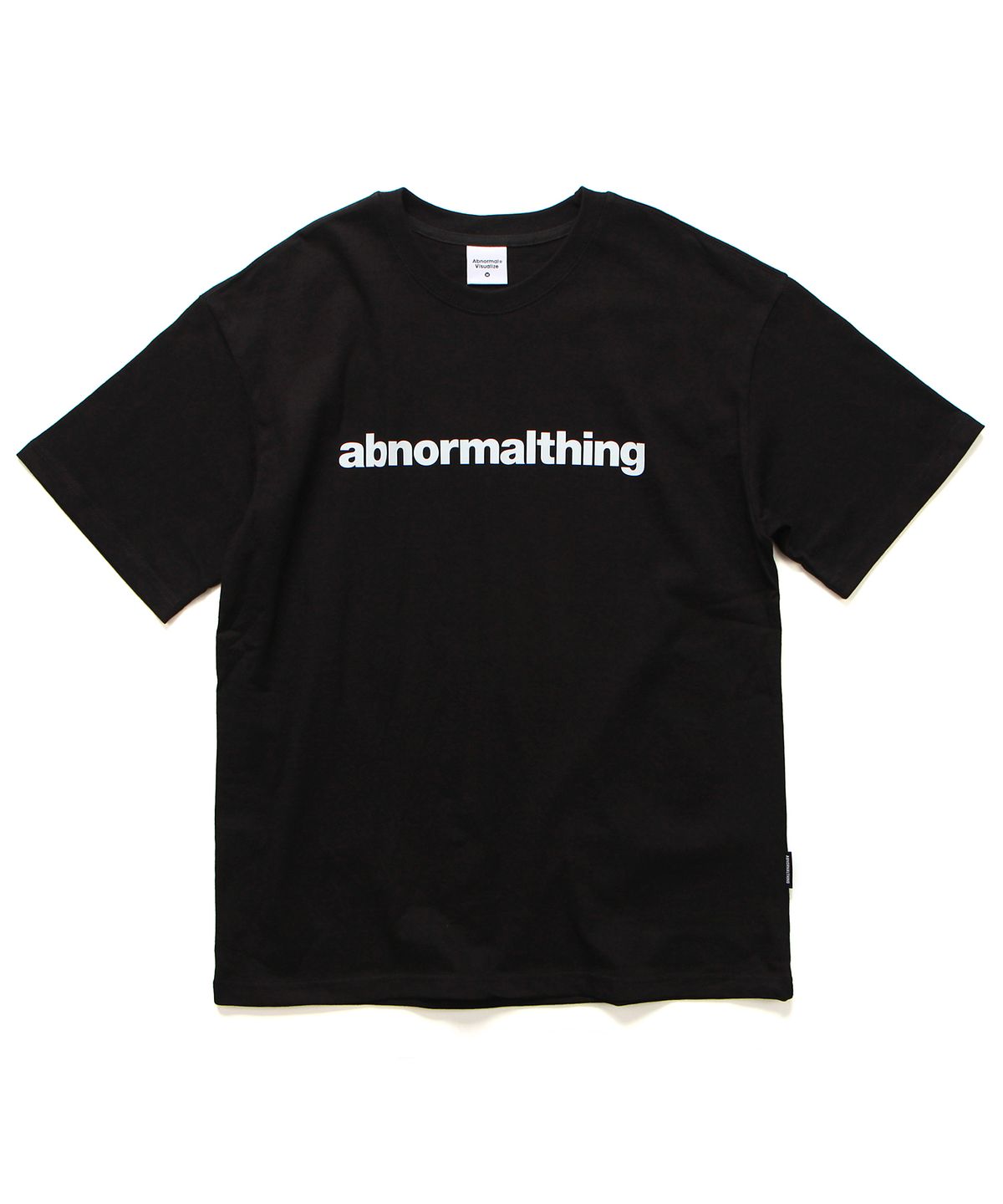 앱놀머씽(ABNORMALTHING) 베이직라인 티셔츠 화이트 (BASICLINE T-SHIRT WHITE)