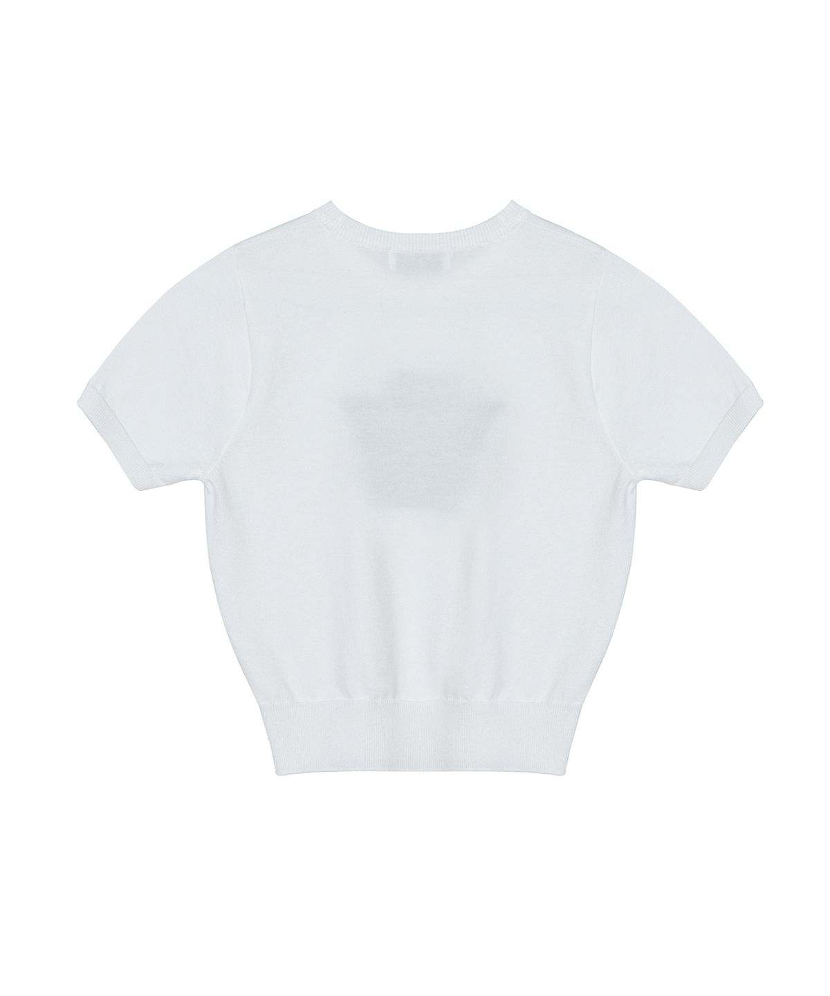닉앤니콜(NICK&NICOLE) MINI BUTTERFLY SIGNATURE HALF KNIT_IVORY BLACK