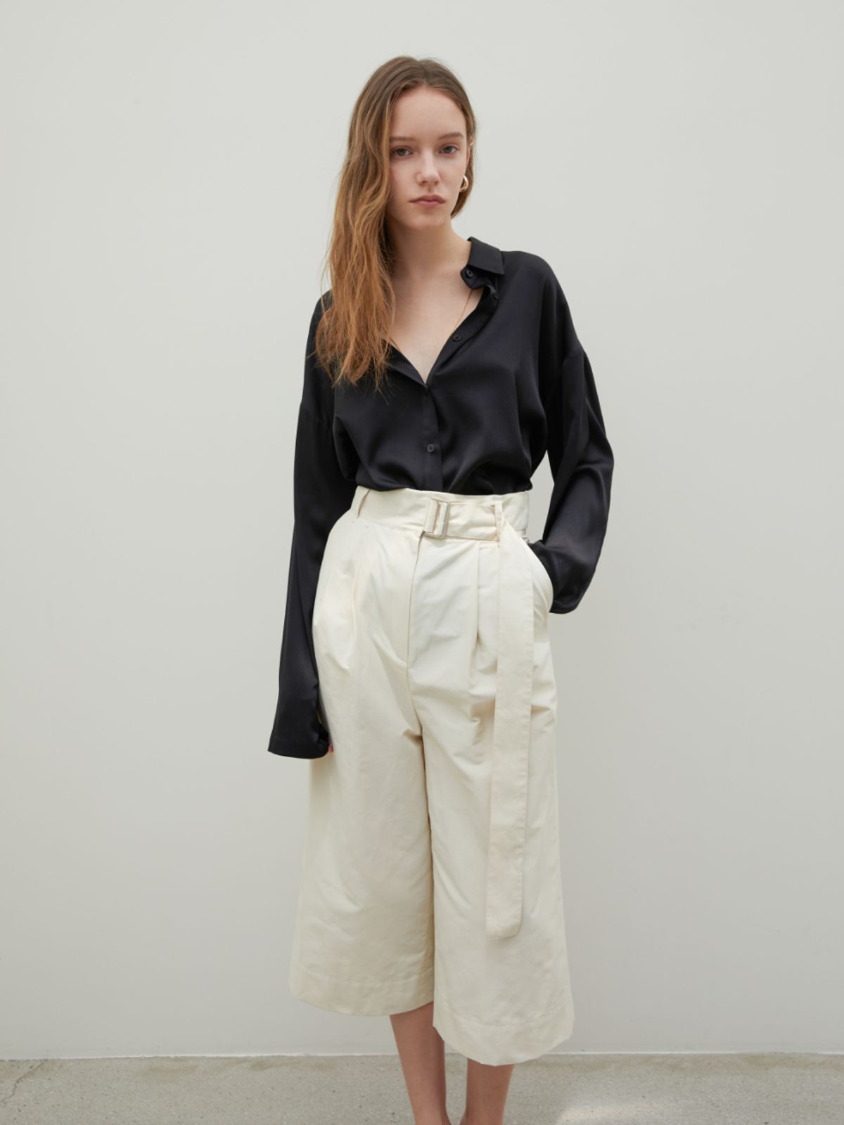 분닥세인츠(THE BOONDOCK SAINTS) Belted Trousers Cream