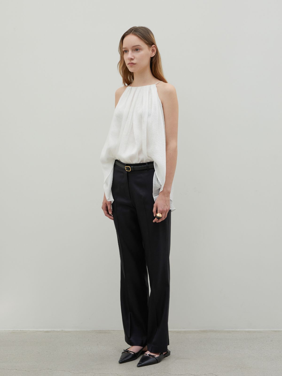 분닥세인츠(THE BOONDOCK SAINTS) Tailored Silk Trousers Black