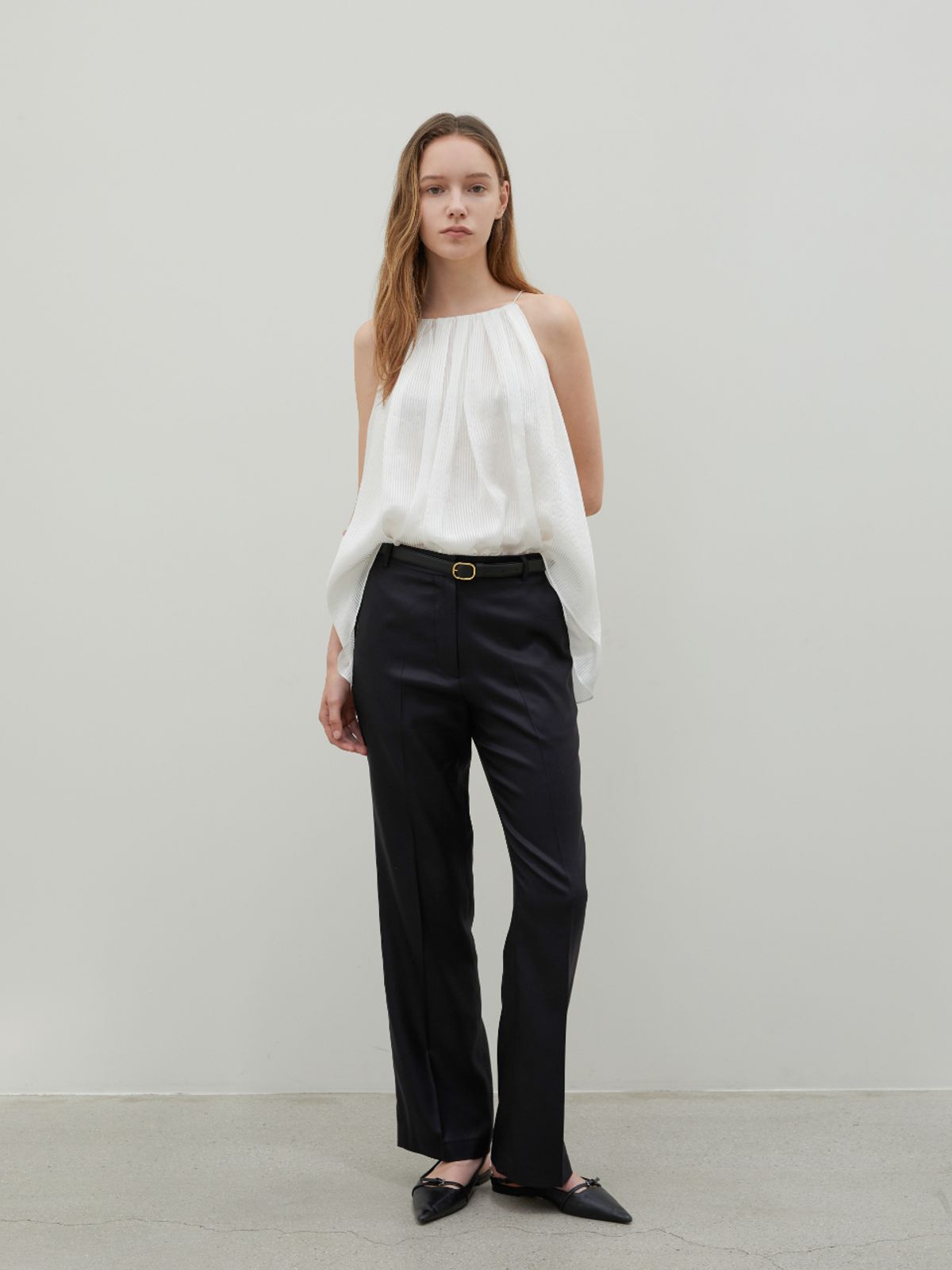 분닥세인츠(THE BOONDOCK SAINTS) Tailored Silk Trousers Black