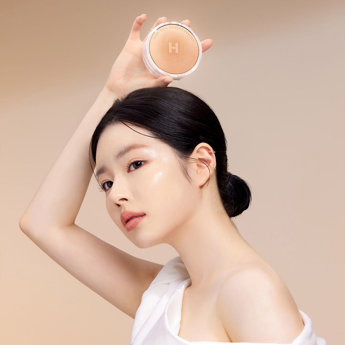 한스킨(HANSKIN) 누디씬 커버 쿠션 12g SPF50+ PA+++ 2개 (퓨어크림/퓨어베이지 中 택1)