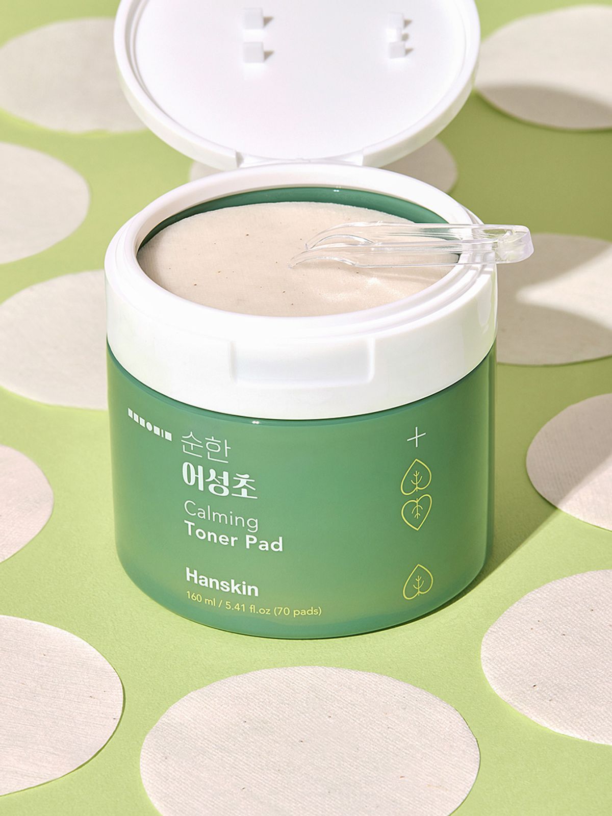 한스킨(HANSKIN) 순한 어성초 카밍 토너 패드 70매 2개