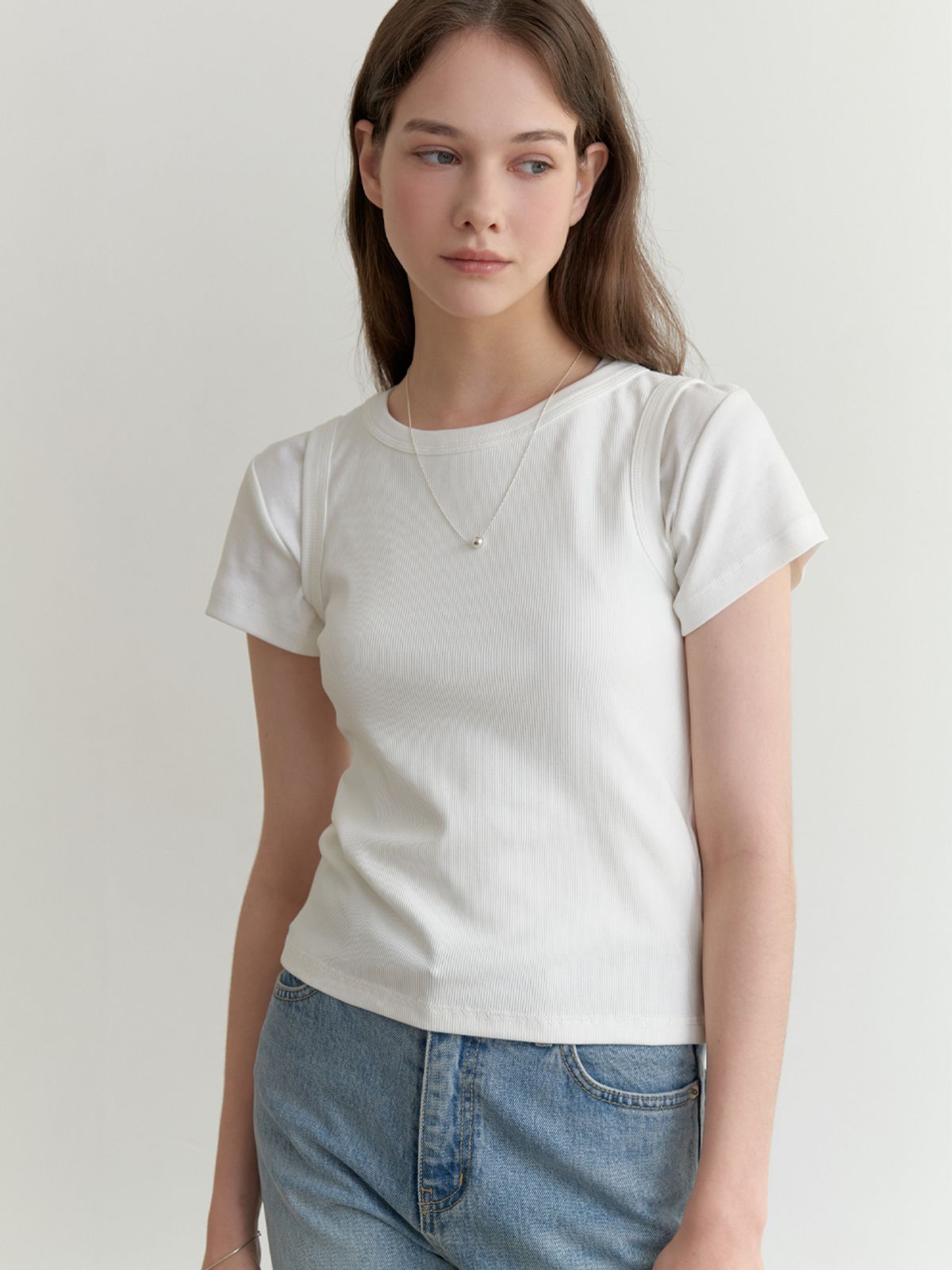 리엘(RE L) Minimal sleeveless (ivory)